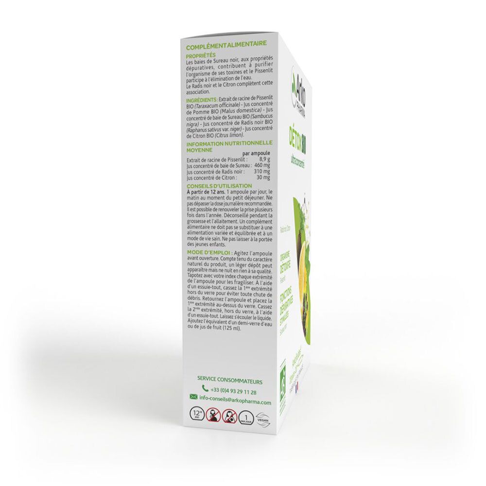 Arkopharma Arkofluides® Détox BIO Ampoule