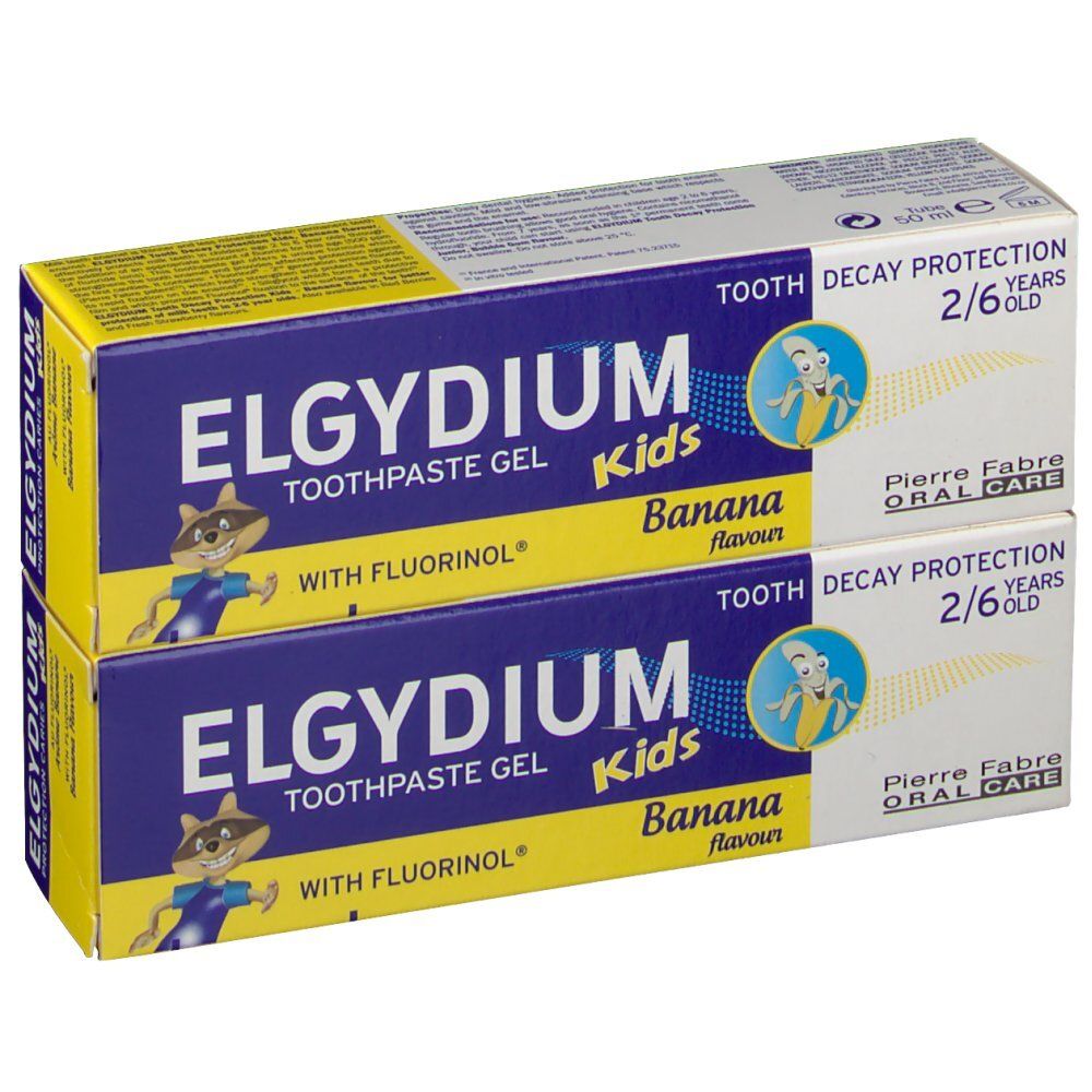 Elgydium Kinder-Zahnpasta-Banane 2 - 6 Jahre alt