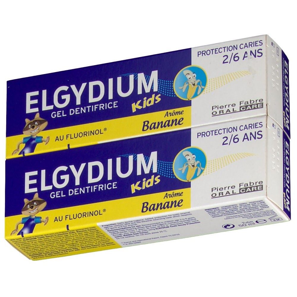 Elgydium Kinder-Zahnpasta-Banane 2 - 6 Jahre alt