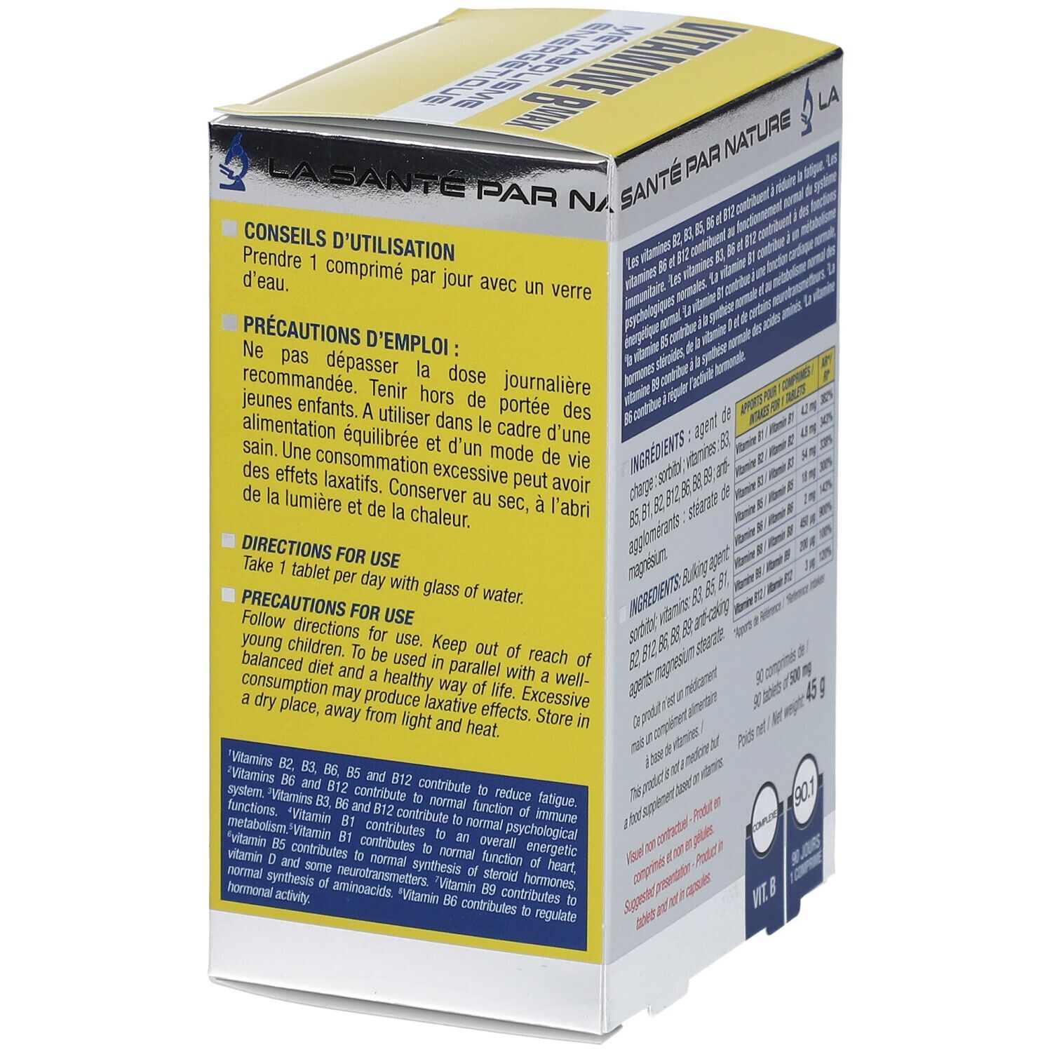 ERIC FAVRE Vitamines B max - Métabolisme énergétique