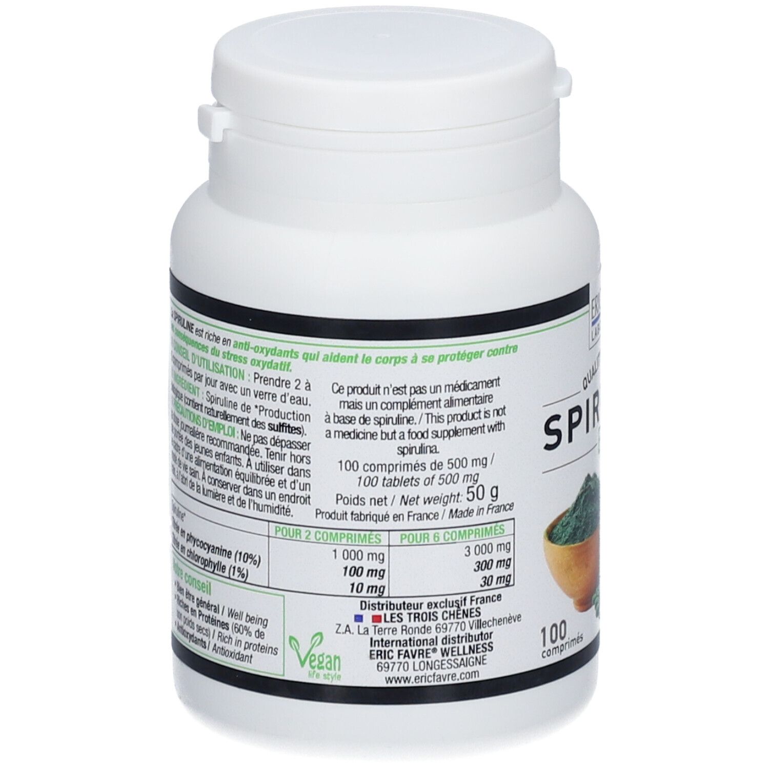 ERIC FAVRE Spiruline Vegan Bio