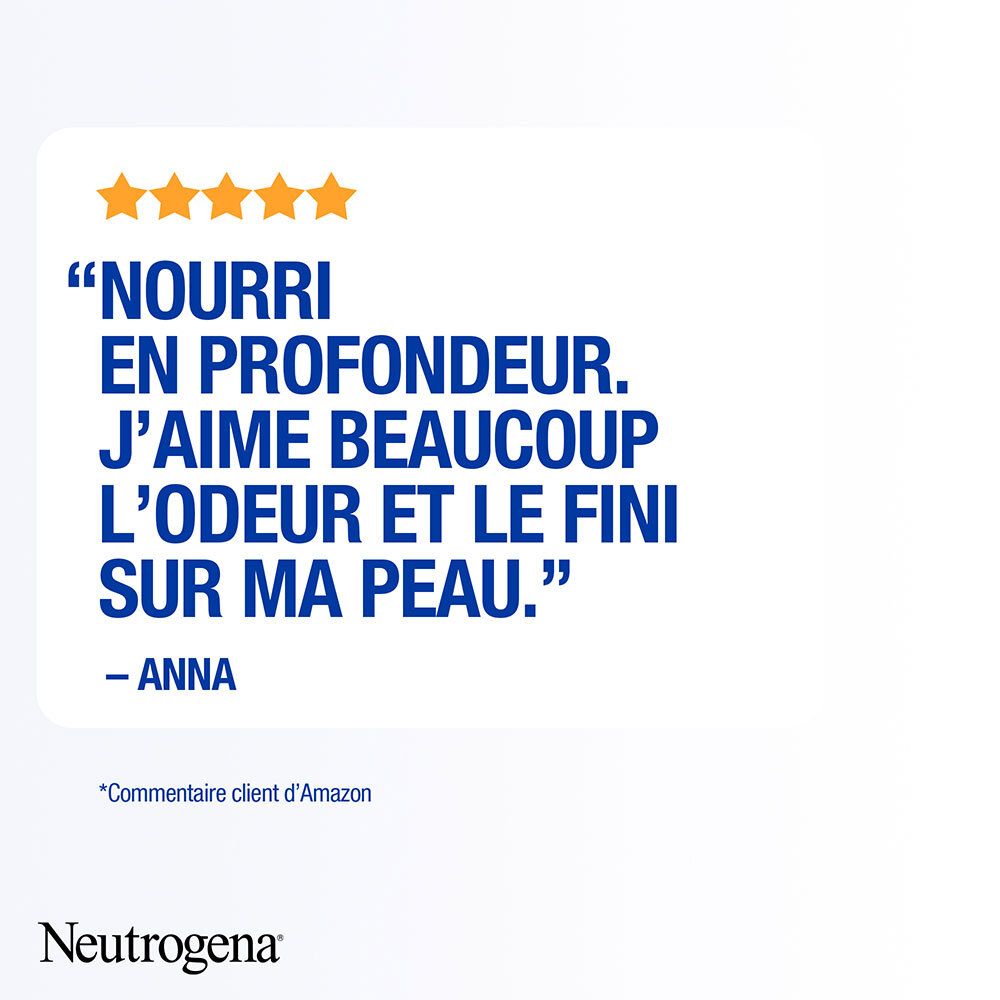 Neutrogena Lait Hydratant Corps Réparation Intense, pour Peau Très Sèche, 1 Flacon Pompe 250 ml