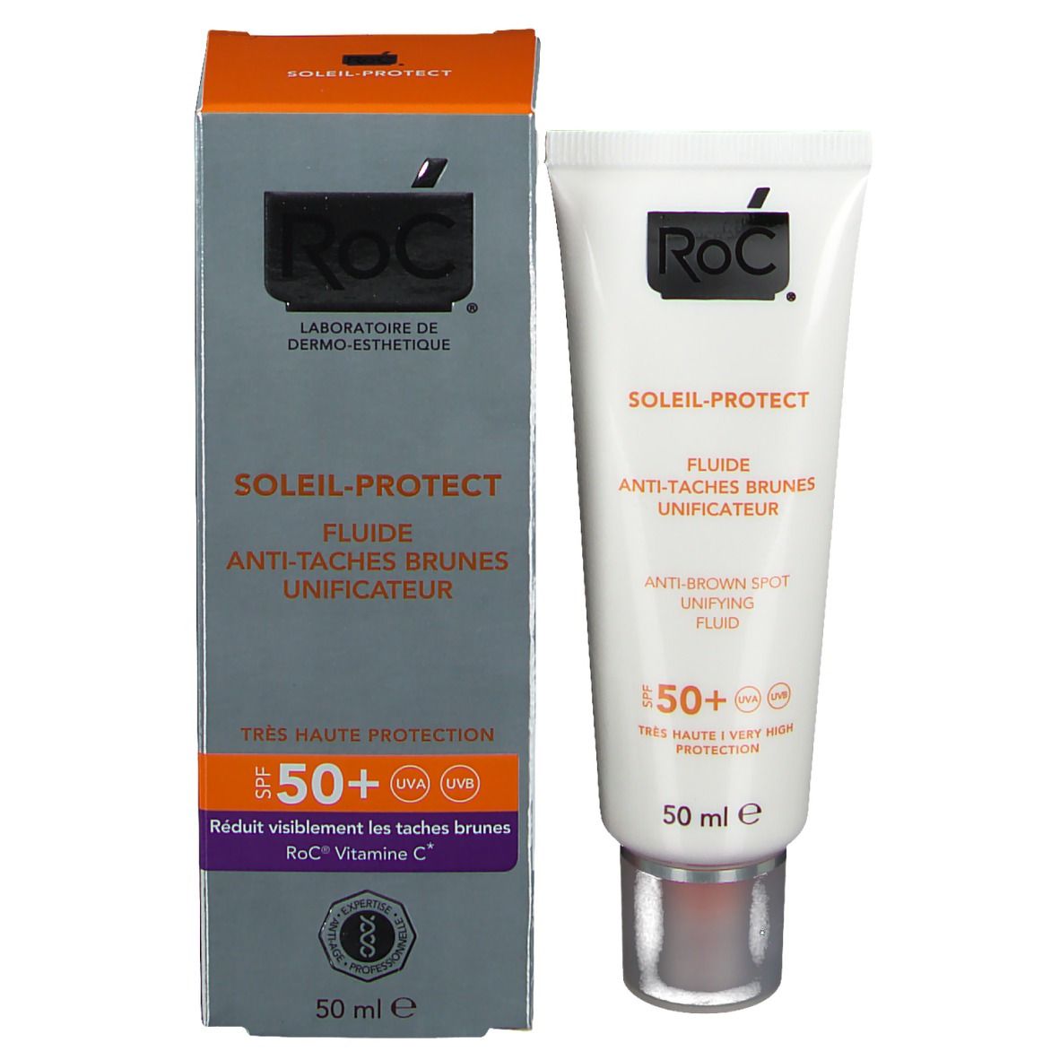 RoC® Soleil-Protect Fluide Anti-Taches Brunes Unificateur SPF 50+