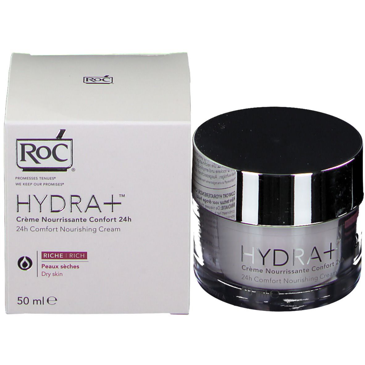 RoC® HYDRA+ Crème nourrissante confort 24H Riche