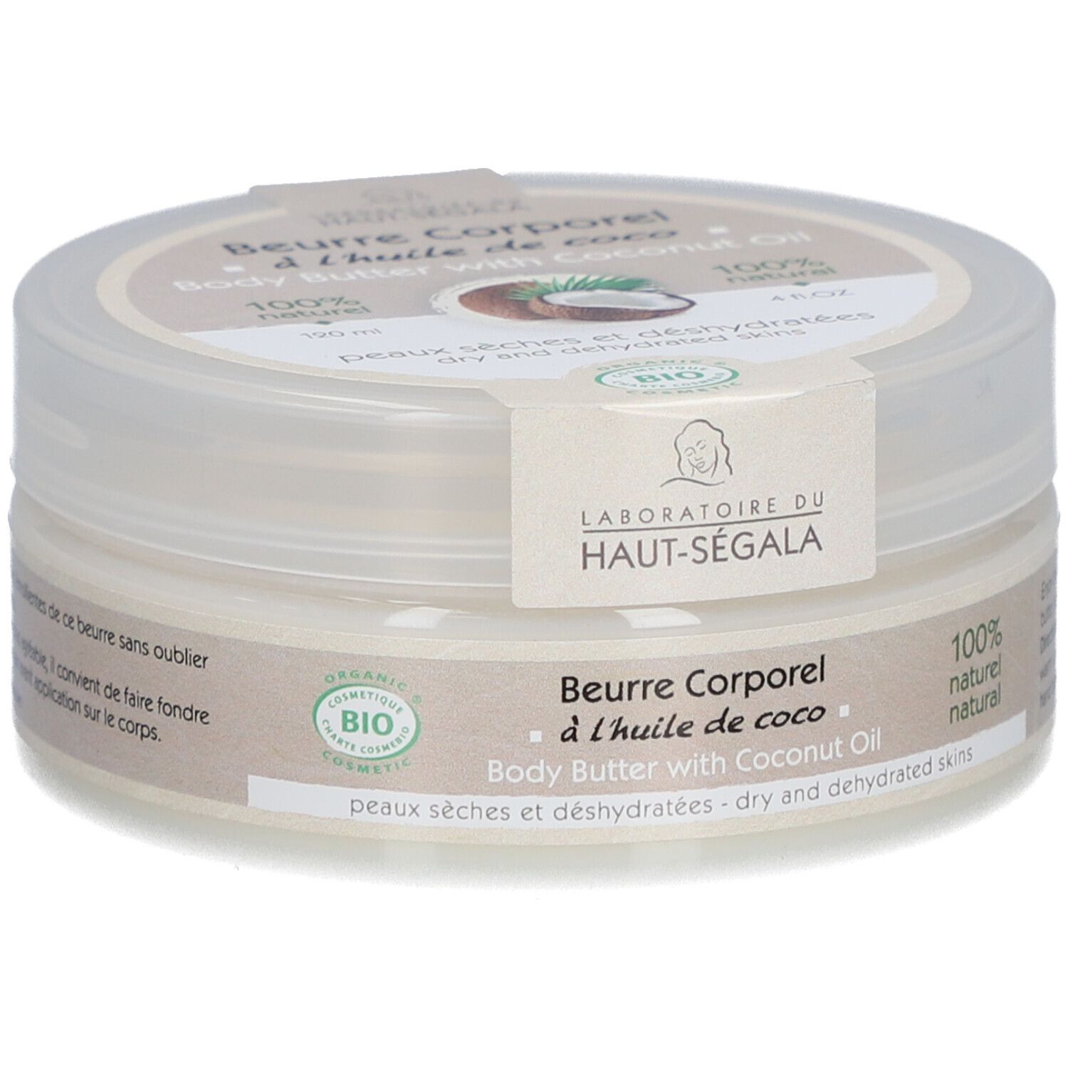Laboratoire du Haut-Ségala Körperbutter mit Bio-Kokosöl