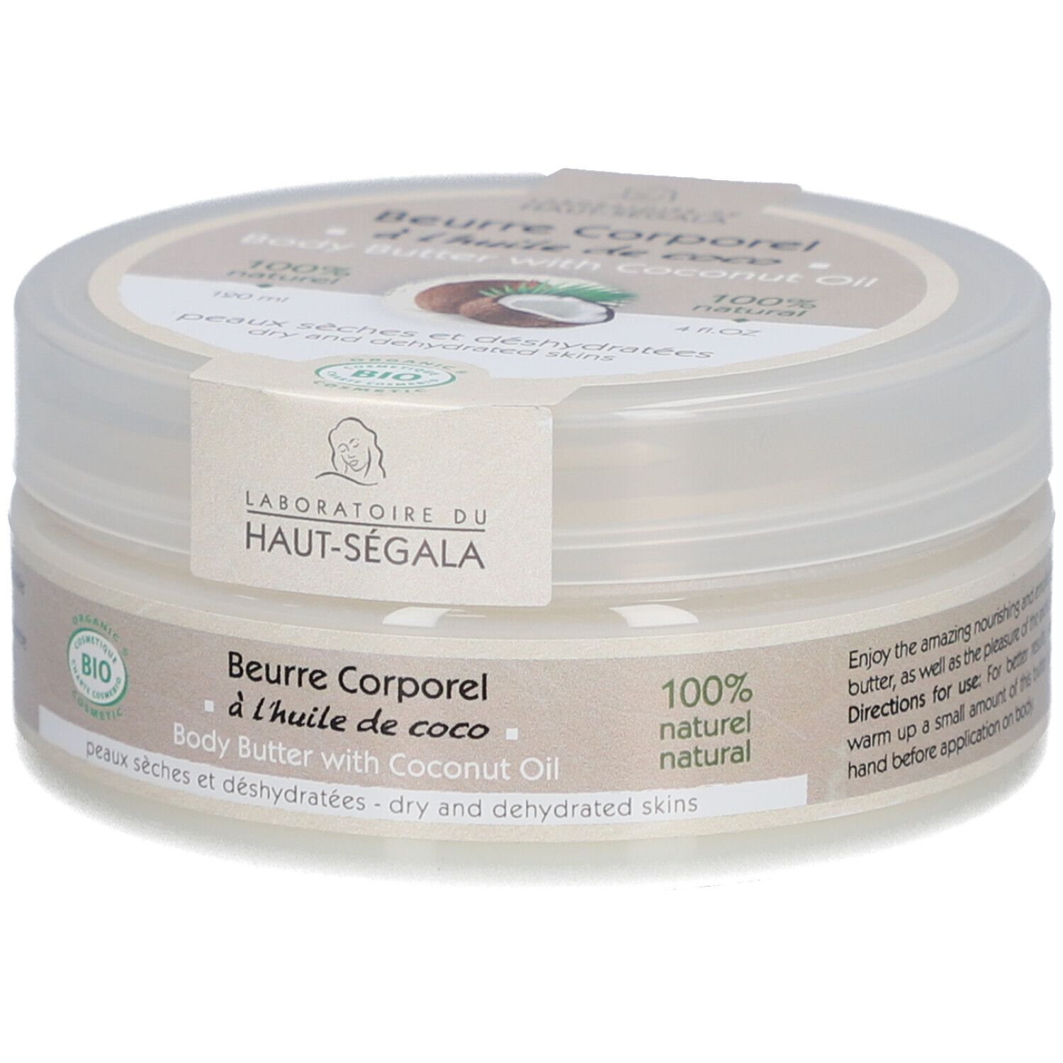 Laboratoire du Haut-Ségala Körperbutter mit Bio-Kokosöl