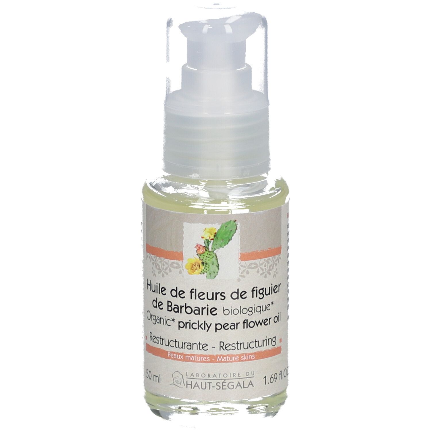 Laboratoire du Haut-Ségala Huile de Fleurs de Figuier de Barbarie Bio