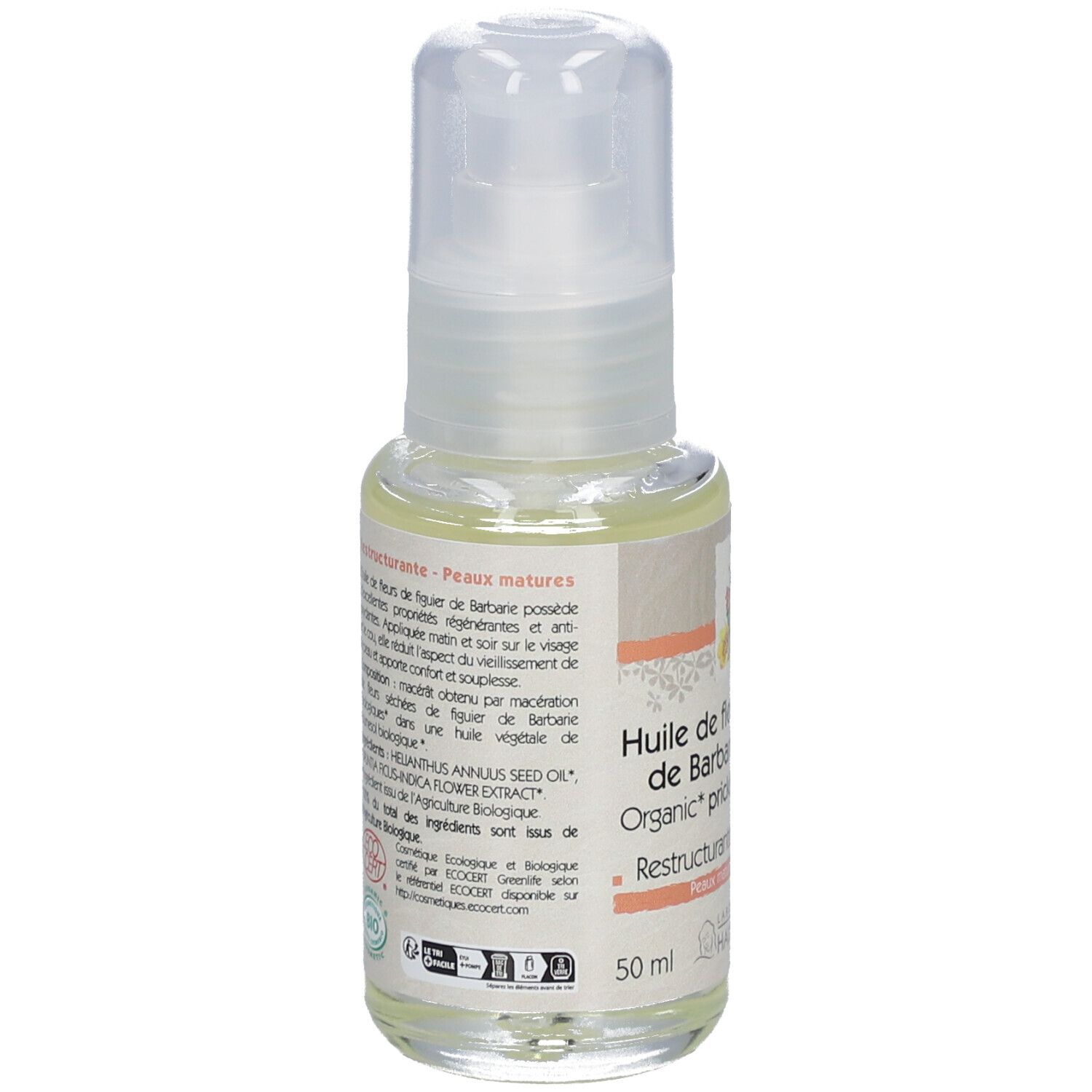 Laboratoire du Haut-Ségala Huile de Fleurs de Figuier de Barbarie Bio