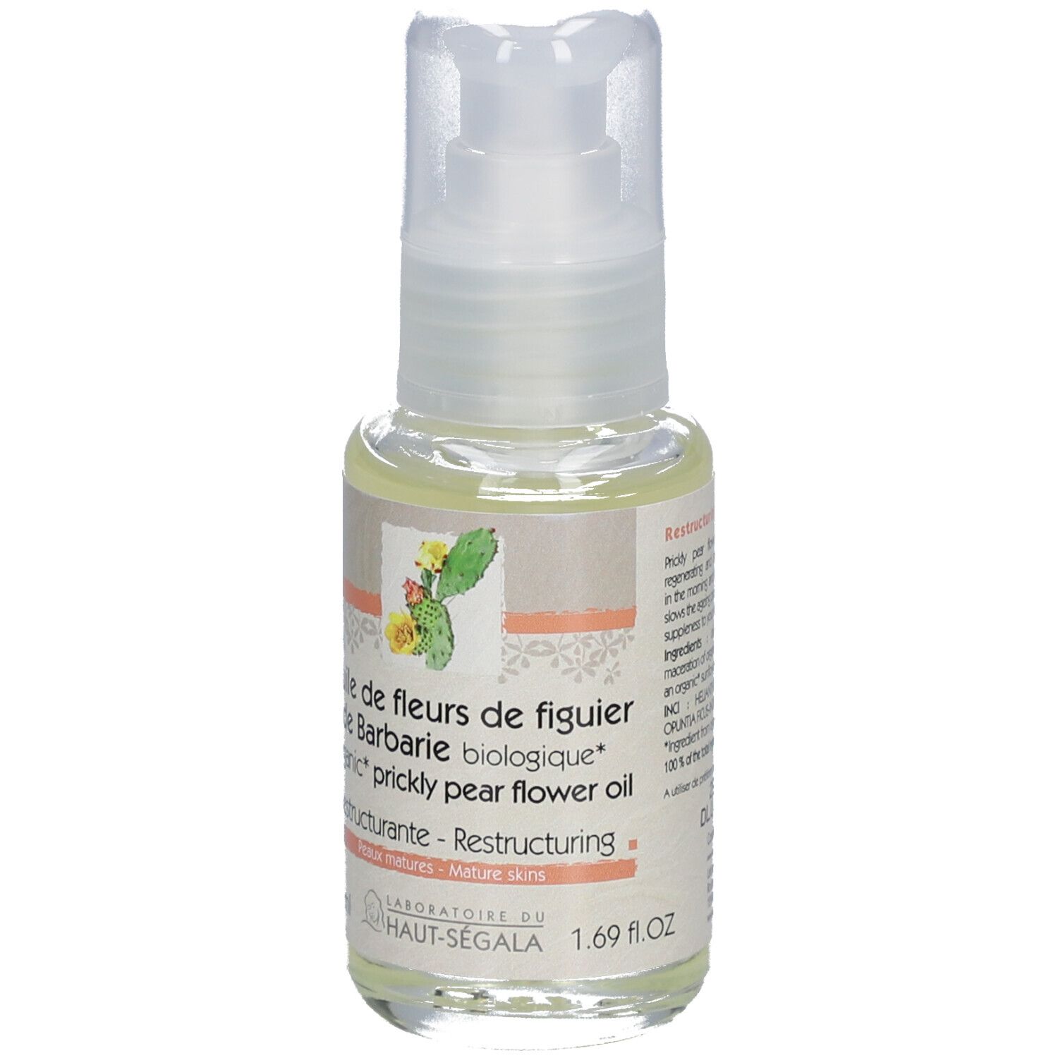 Laboratoire du Haut-Ségala Huile de Fleurs de Figuier de Barbarie Bio