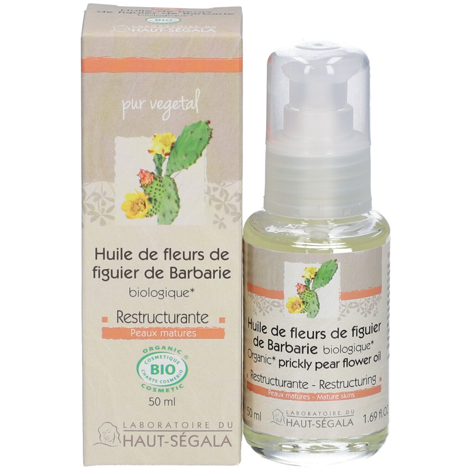 Laboratoire du Haut-Ségala Huile de Fleurs de Figuier de Barbarie Bio