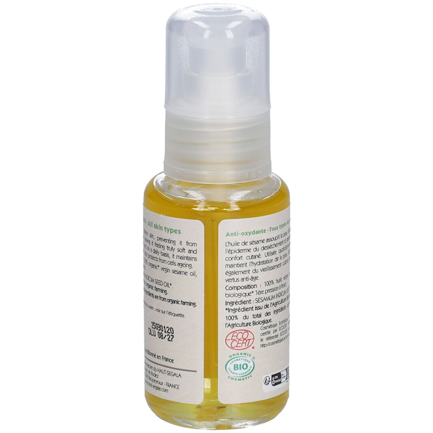 Laboratoire du Haut-Ségala Bio-Sesamöl