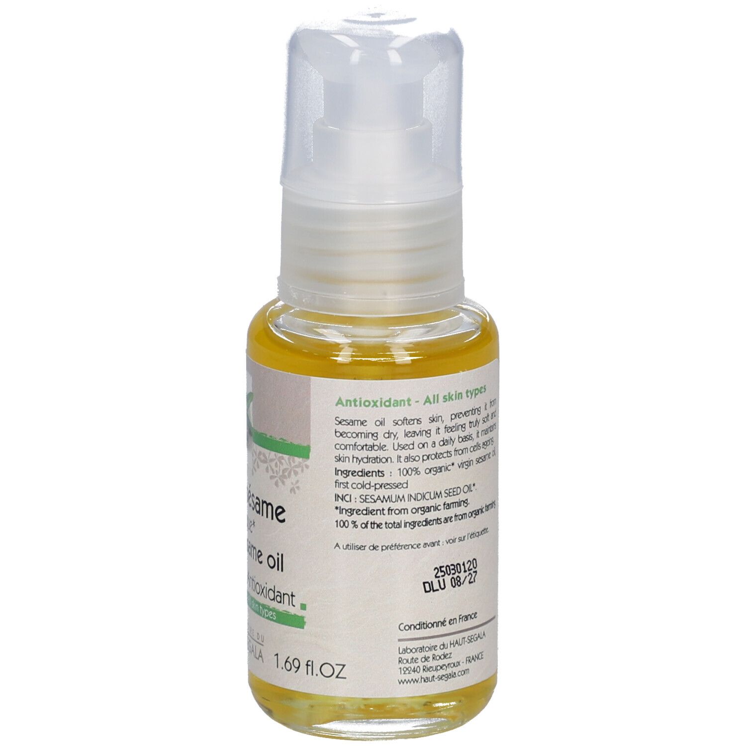 Laboratoire du Haut-Ségala Bio-Sesamöl