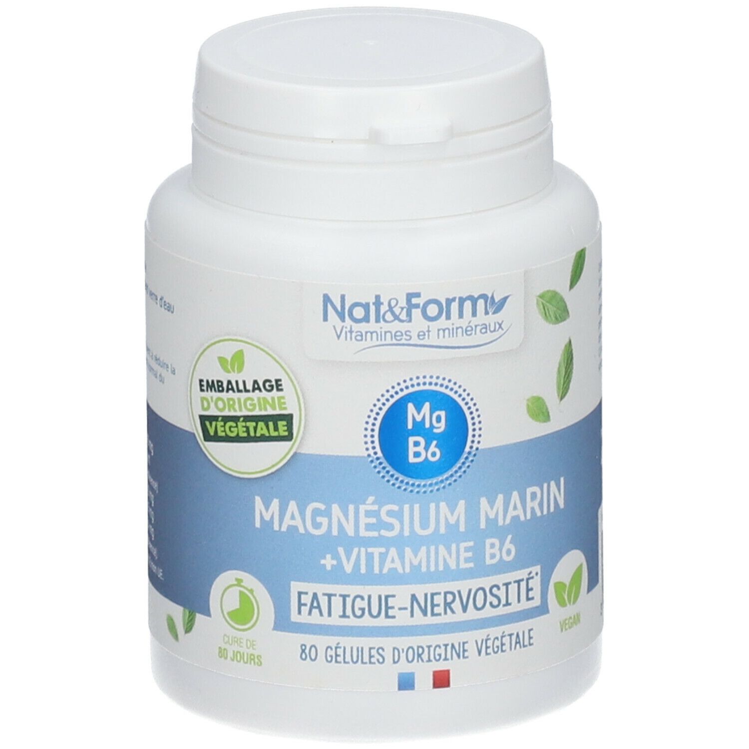 Nat & Form Magnésium marin + Vitamine B6