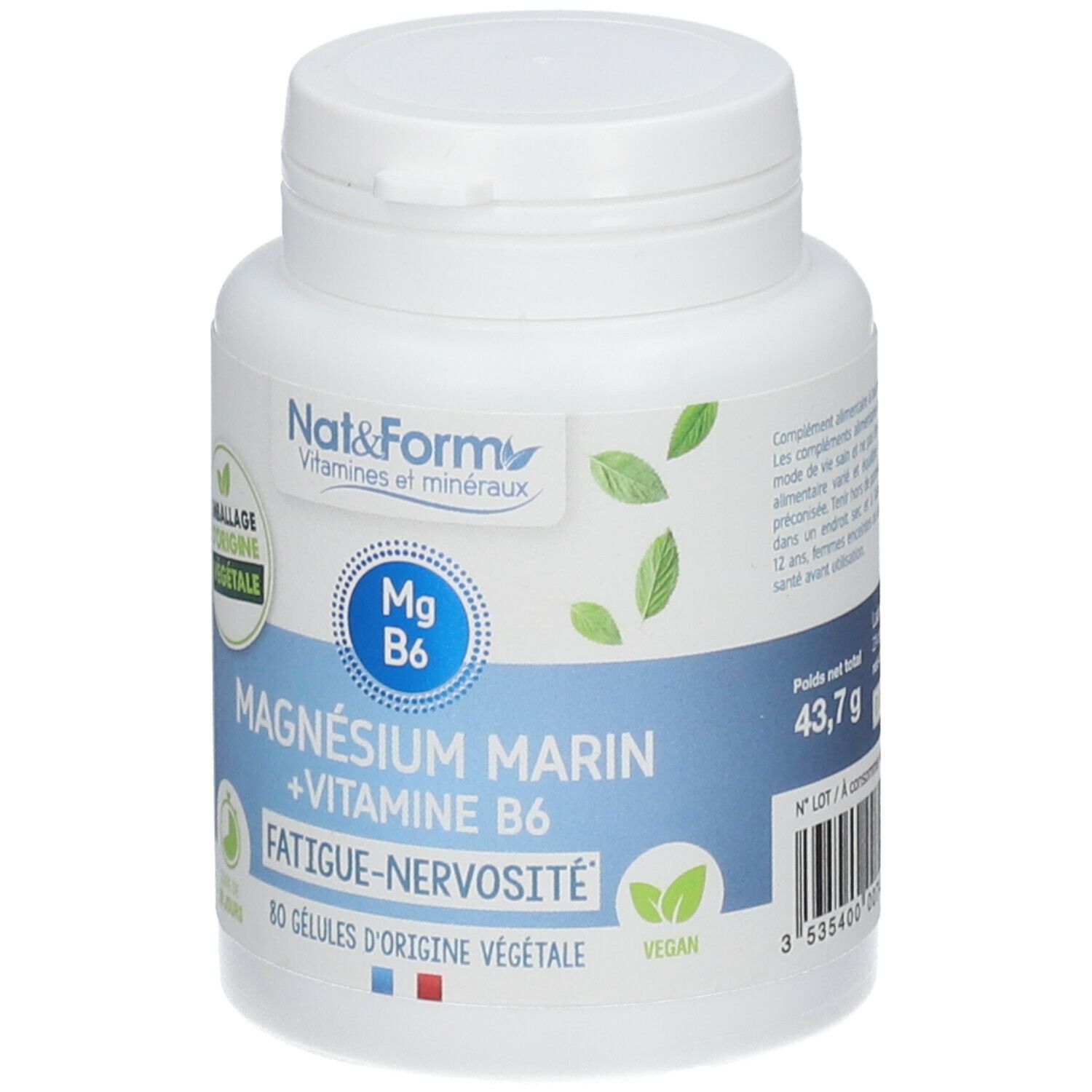 Nat & Form Magnesium + Vitamin B6