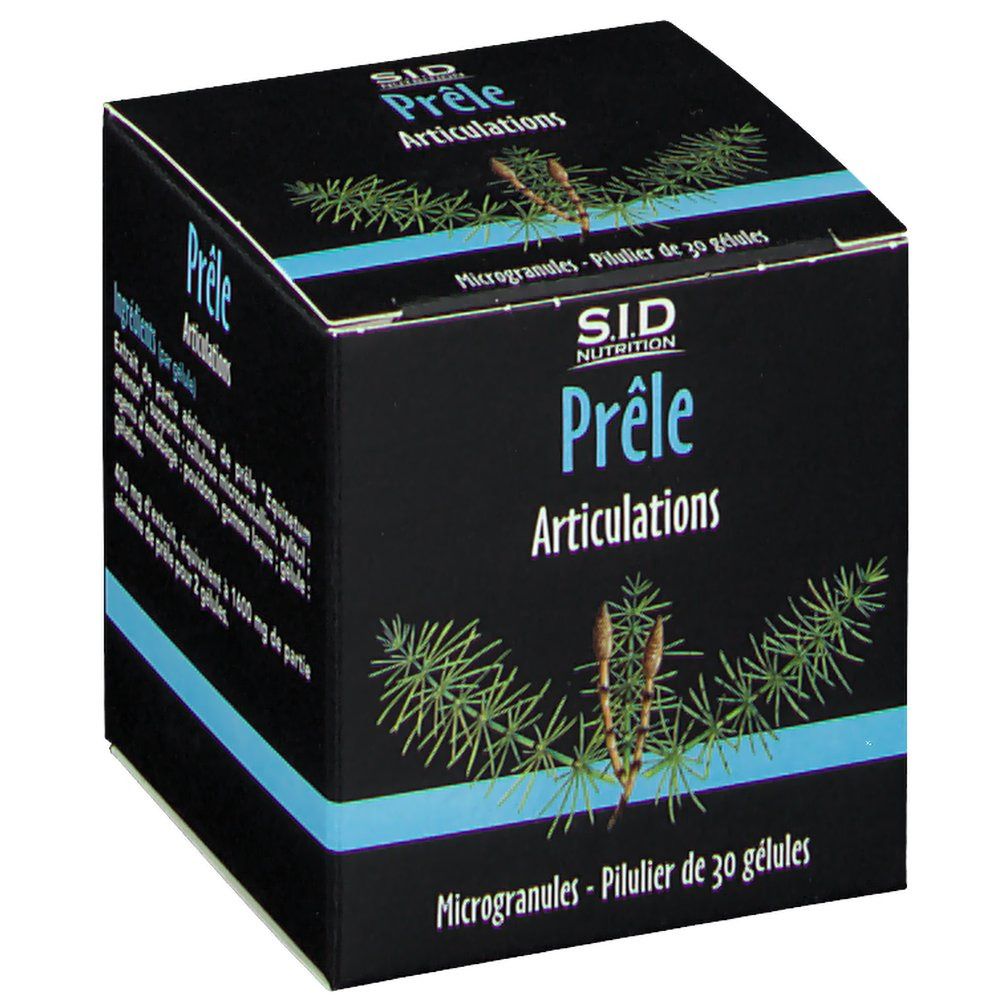 SID Nutrition Prêle Articulations Packung mit 30 Gélules.
