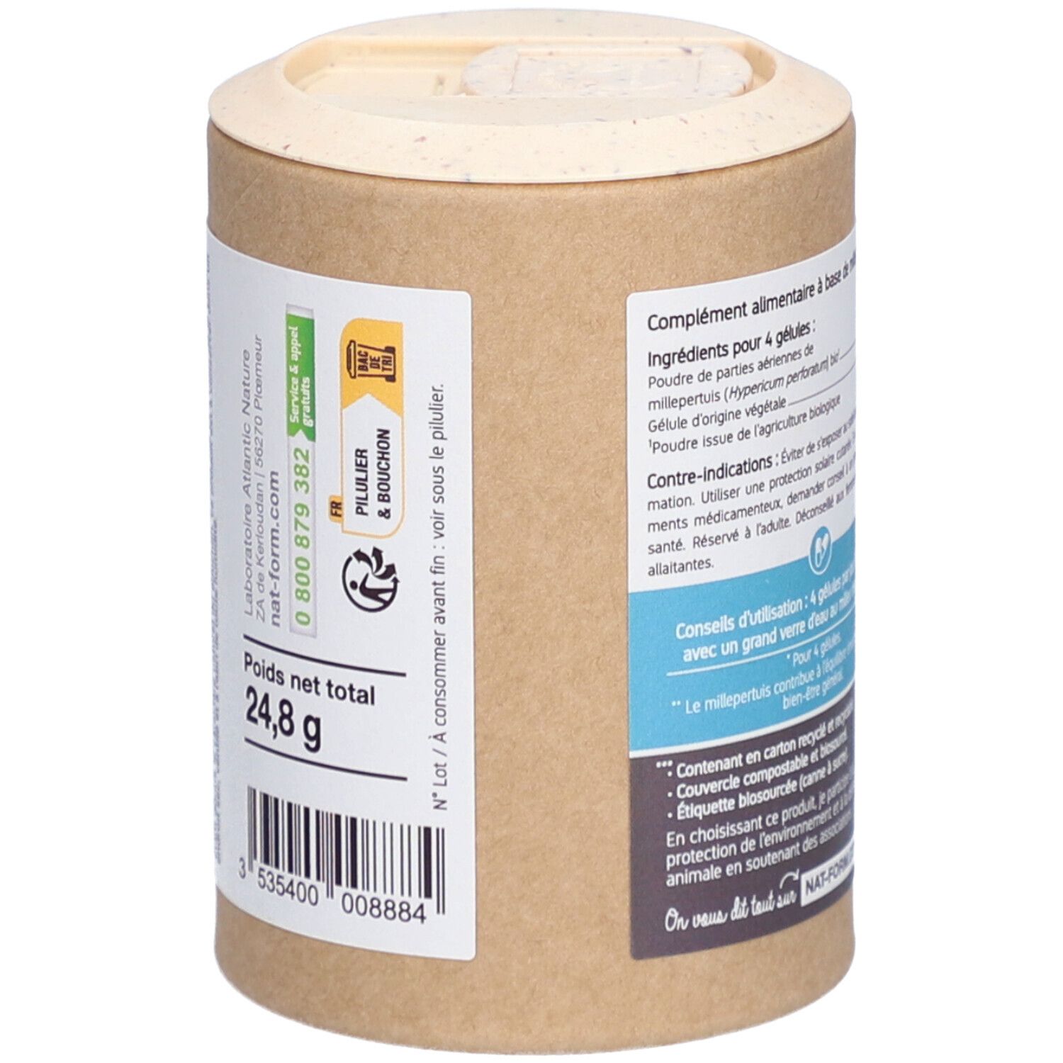 Nat&Form Millepertuis Bio Humeur