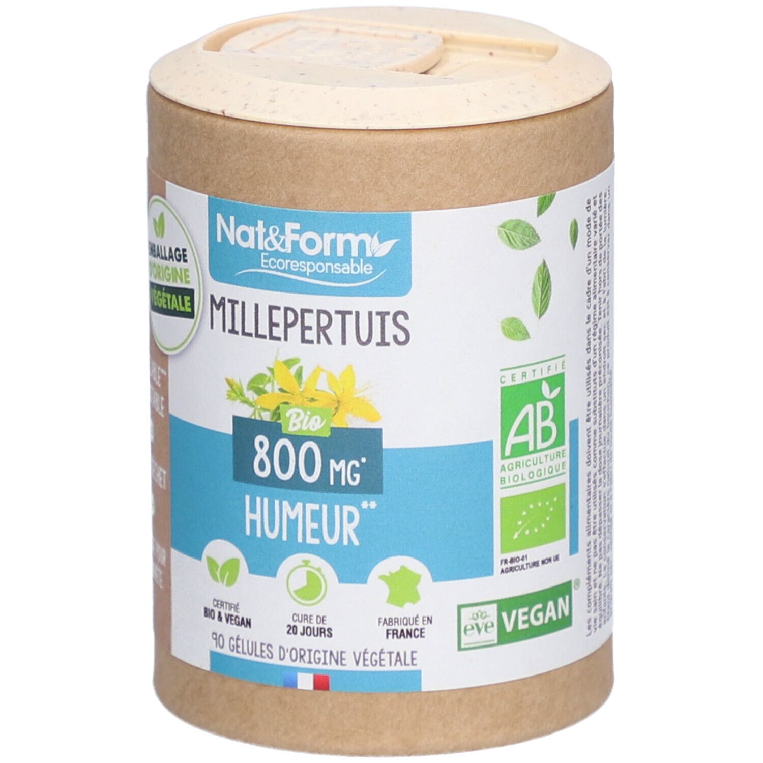 Nat&Form Millepertuis Bio Humeur