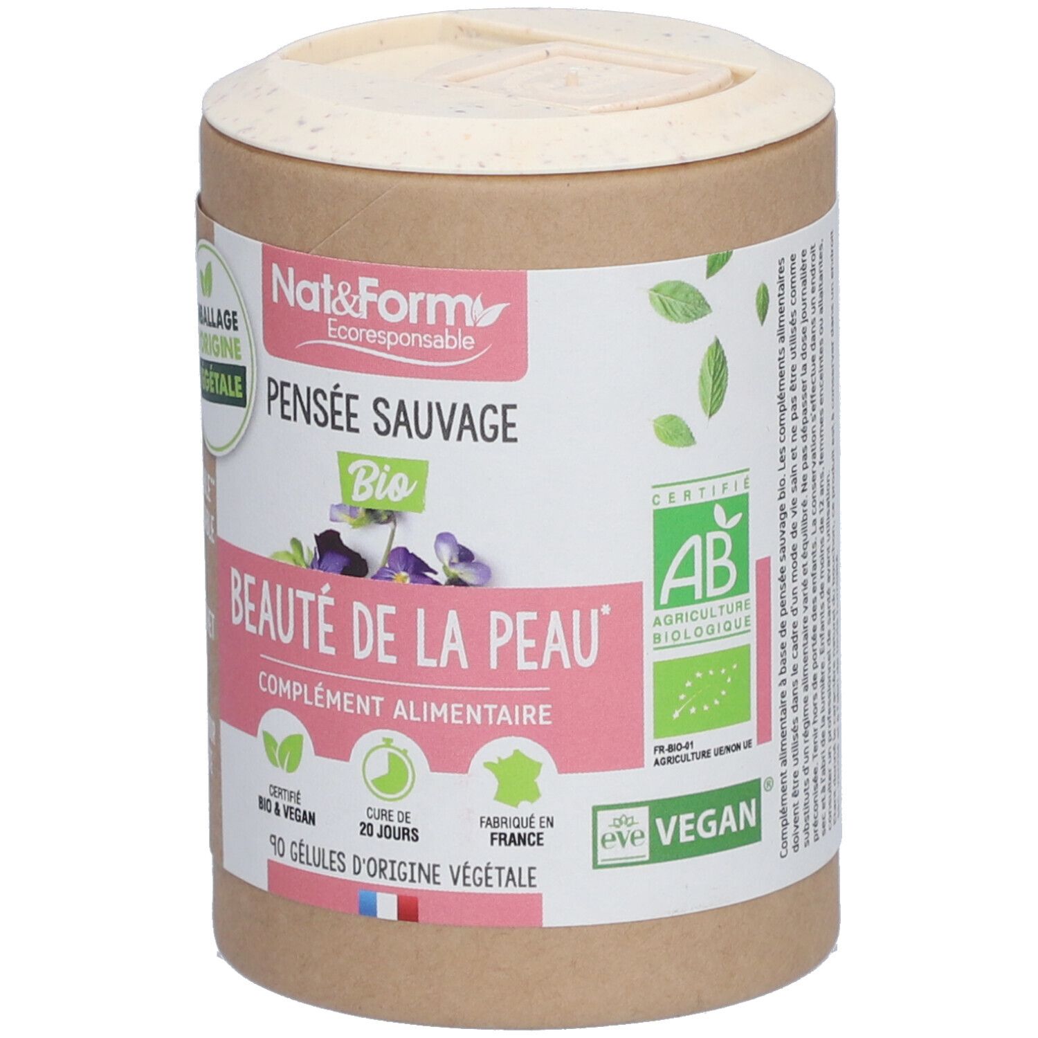 Nat&Form Pensée sauvage Bio en gélules