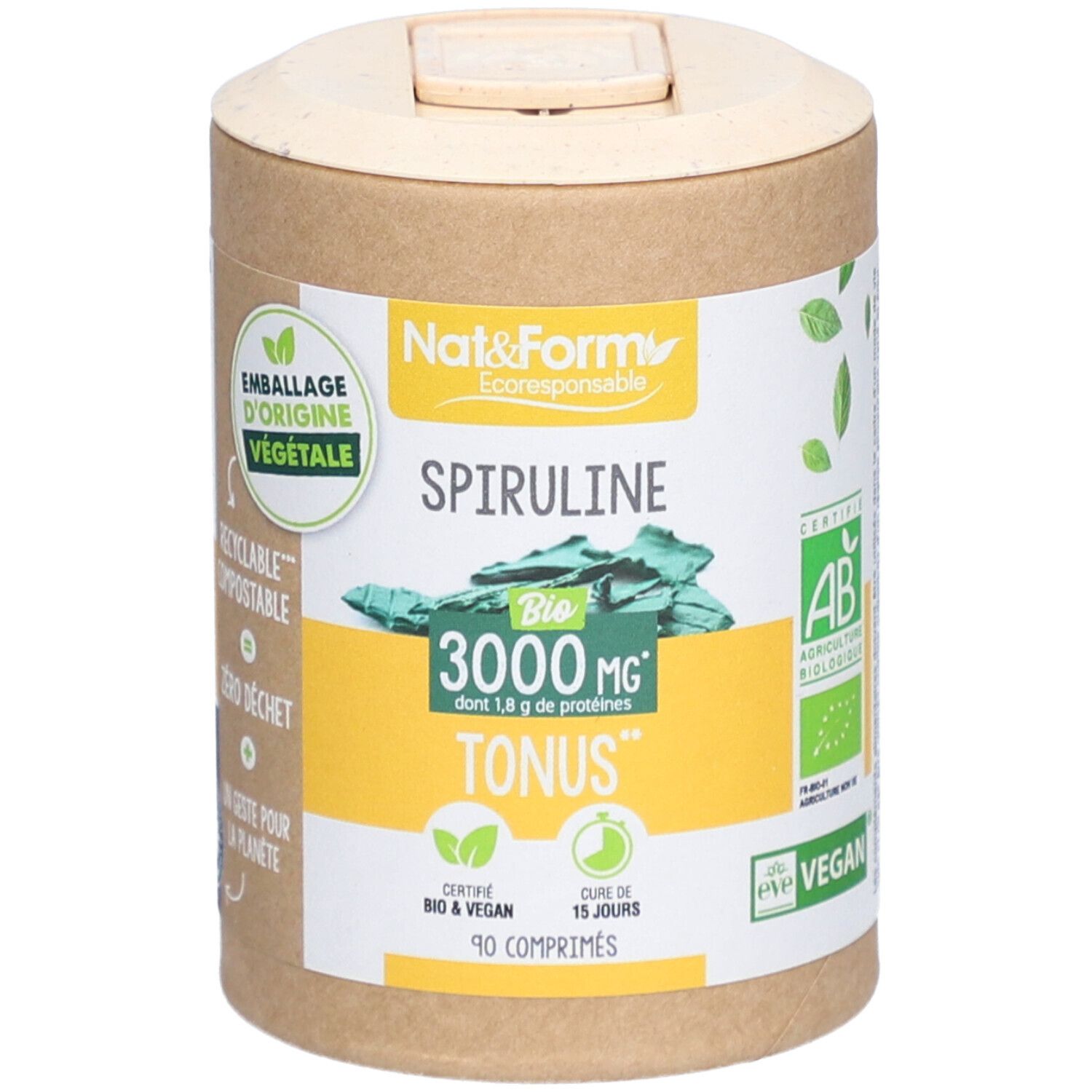 Nat&Form Spiruline Bio