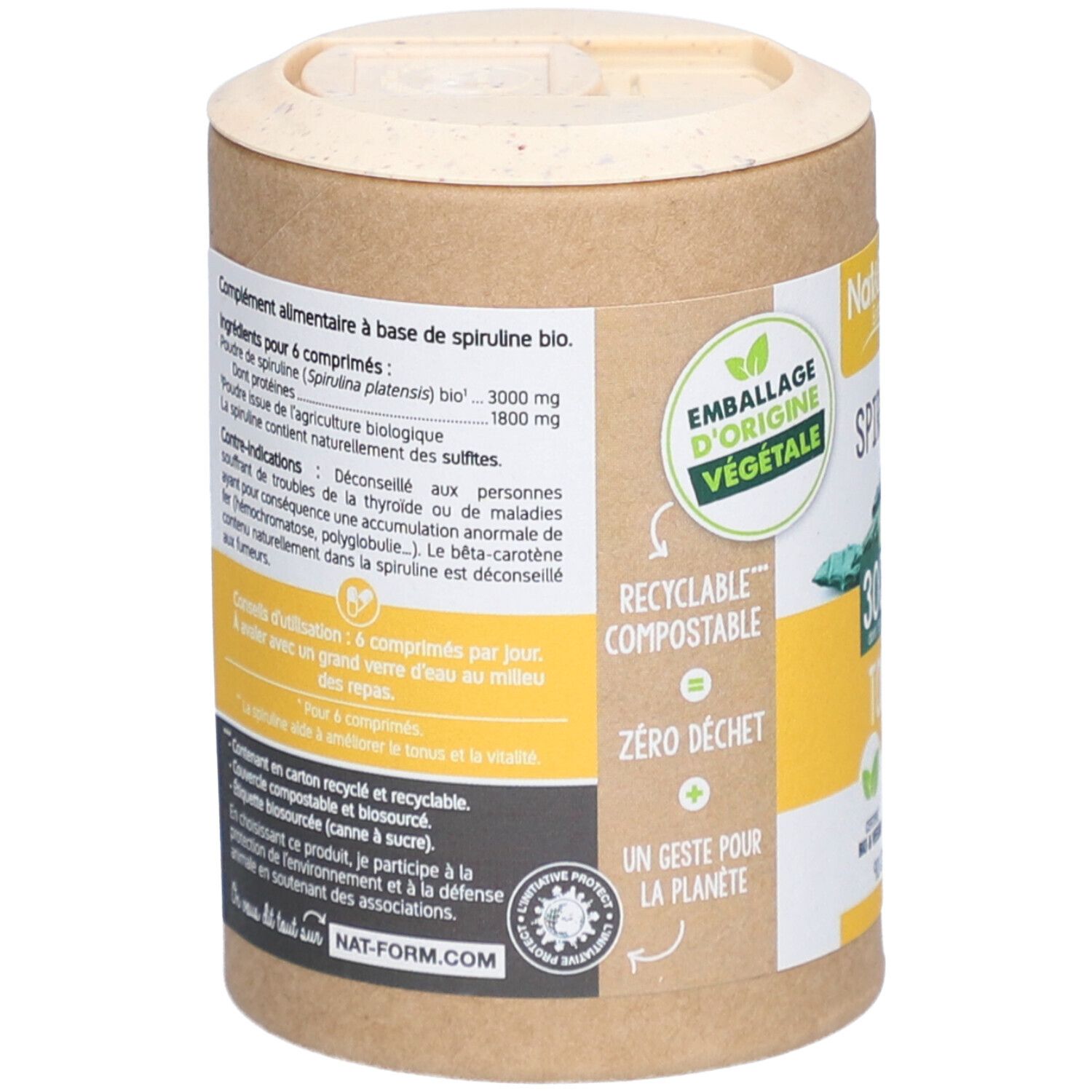 Nat&Form Spiruline Bio