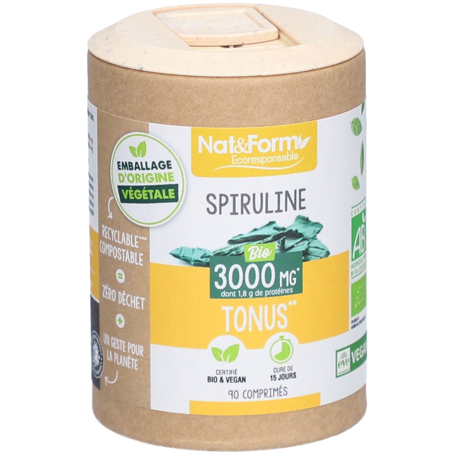 Nat&Form Spiruline Bio