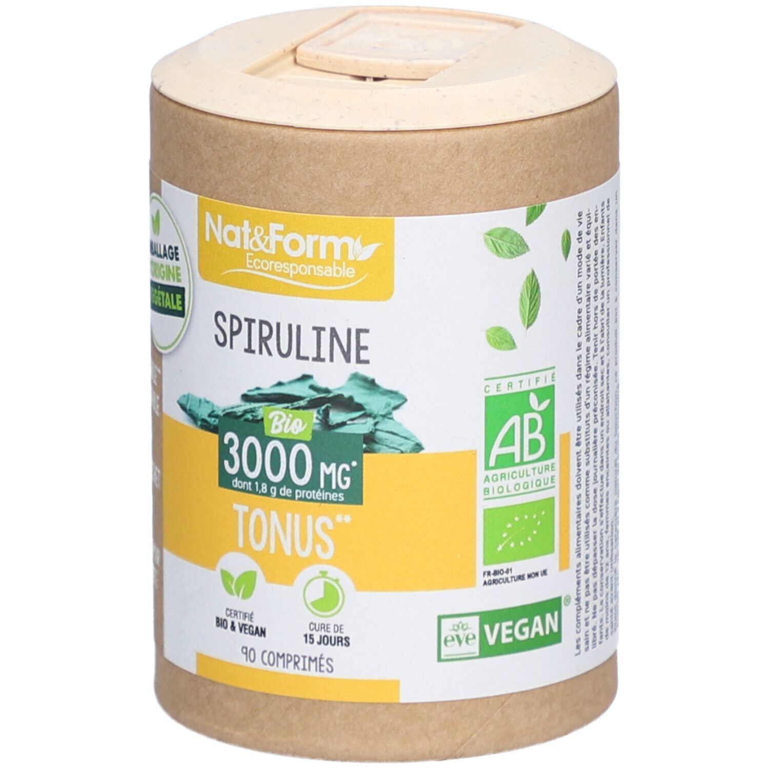 Nat&Form Spiruline Bio