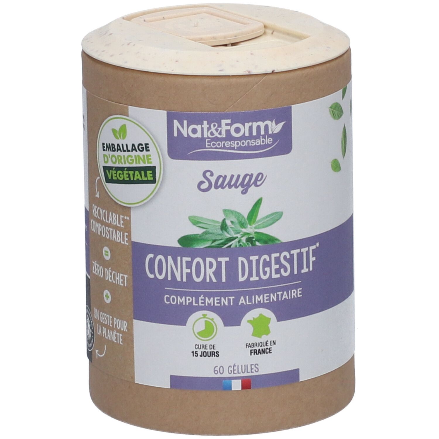 Nat&Form Sauge Bio en gélules