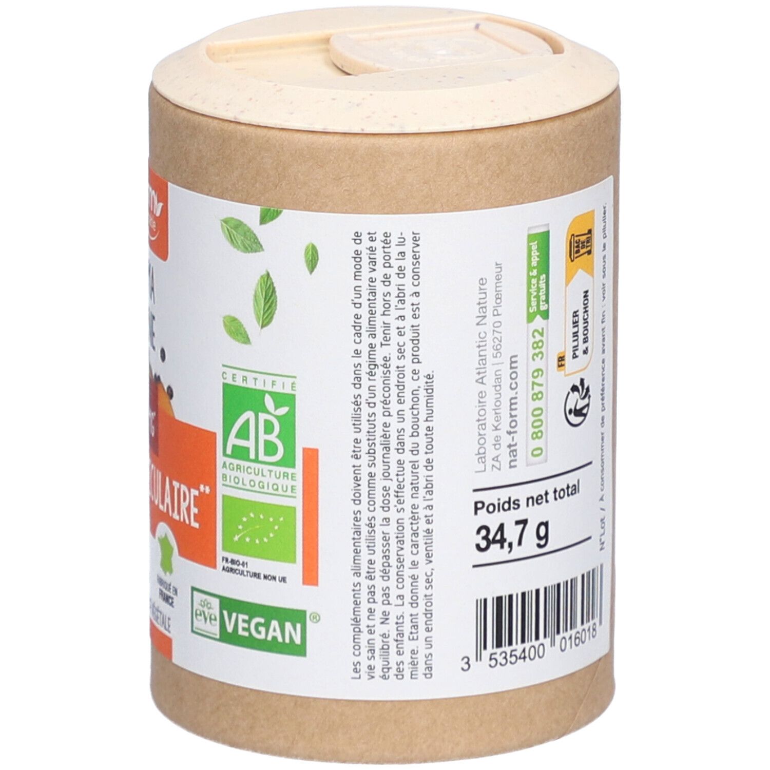 Nat&Form Kurkuma Piperin Bio Gelenkkomfort