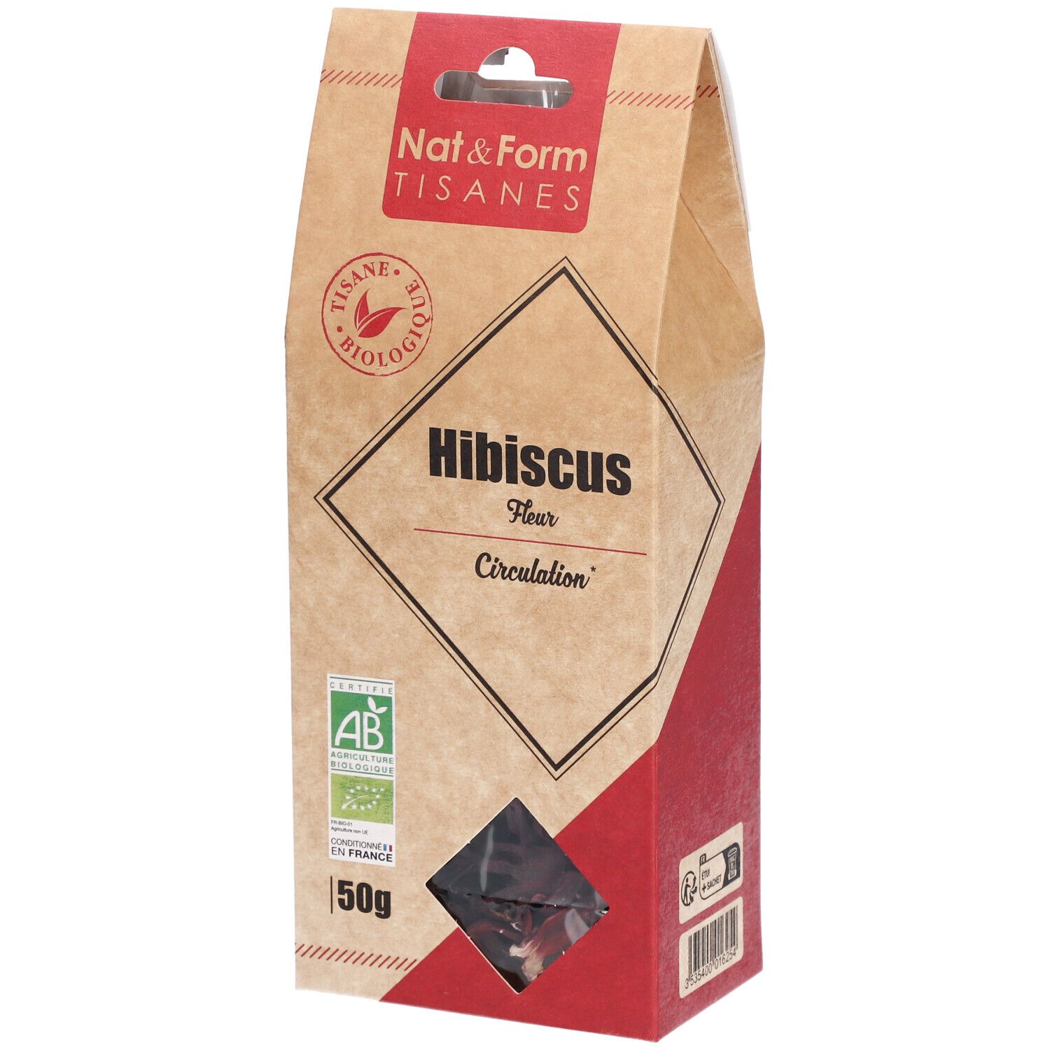 Nat&Form Tisane Hibiskus bio