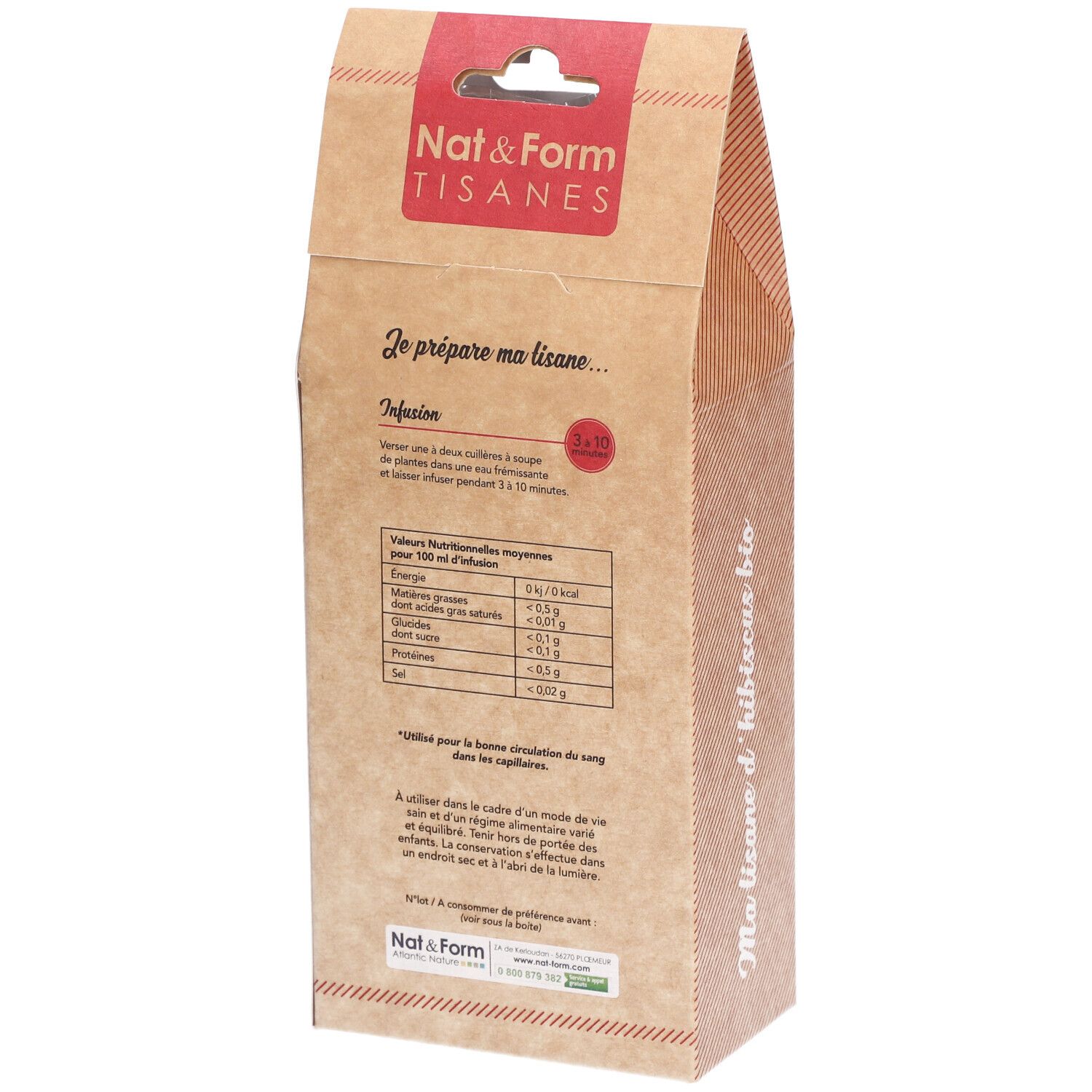Nat&Form Tisane Hibiskus bio
