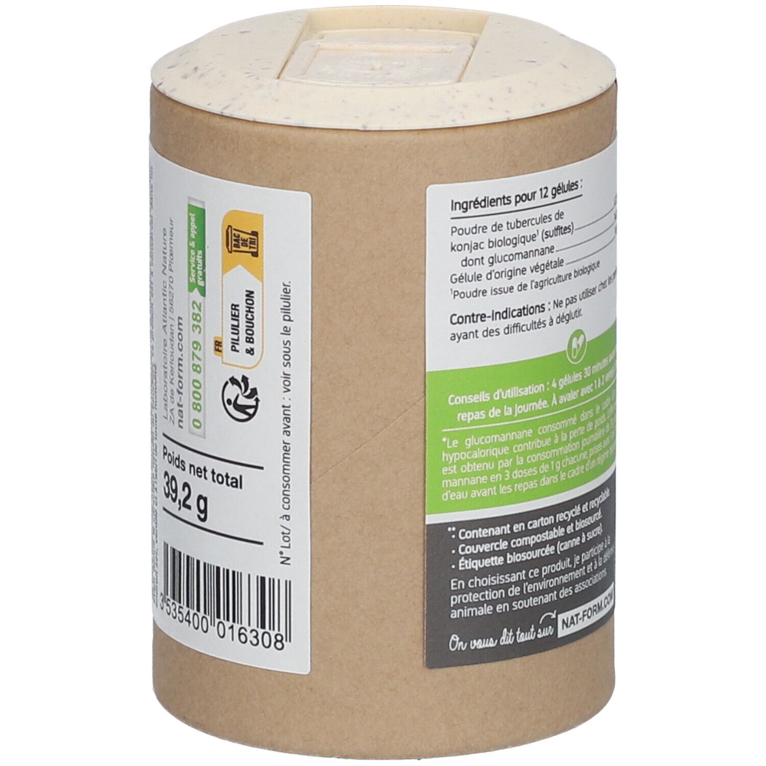 Nat & Form Ecocert® Konjak Bio
