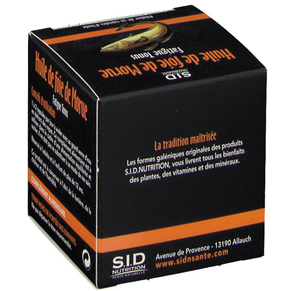 SID NUTRITION Lebertran von Kabeljau