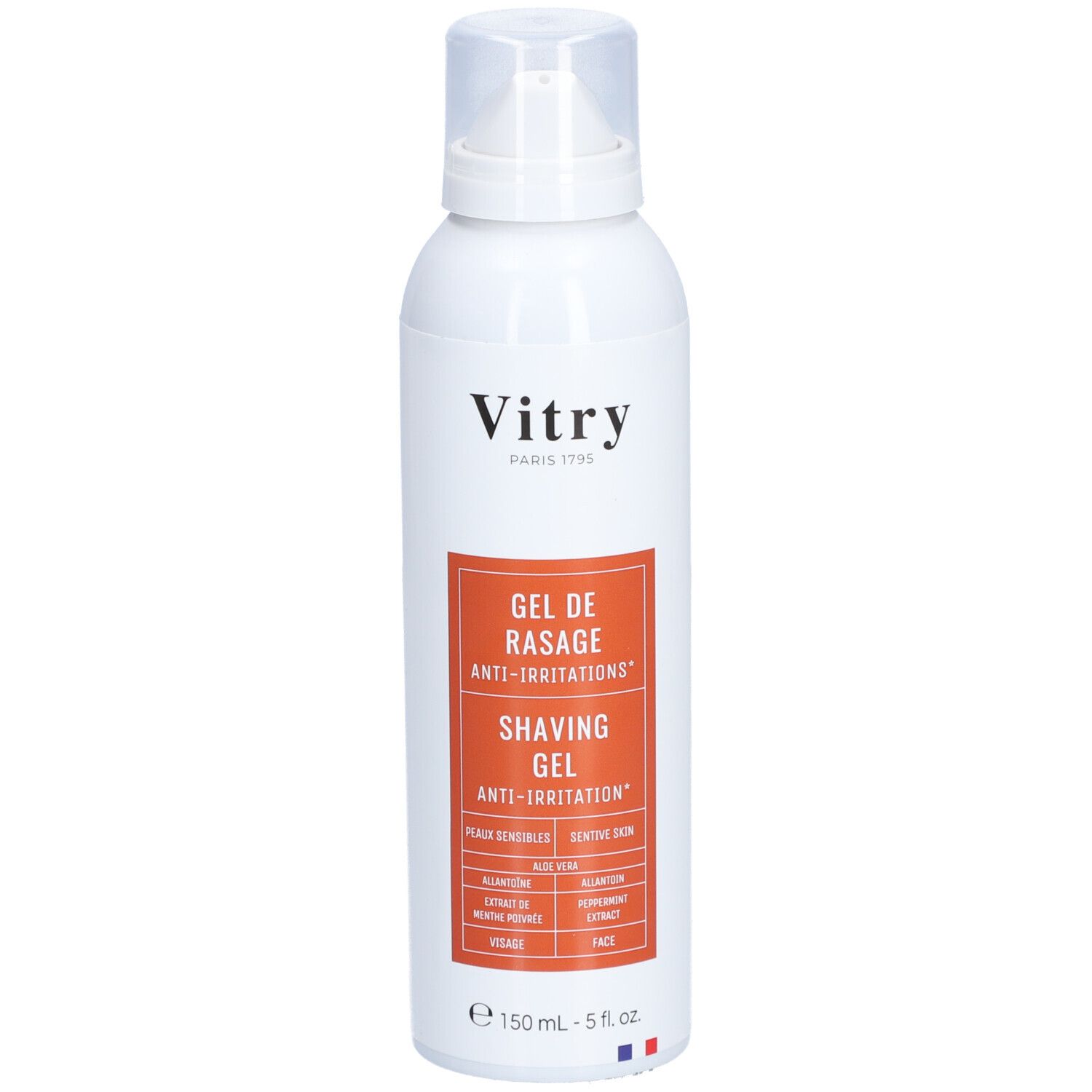 VITRY HOM GEL A RASER 150ML