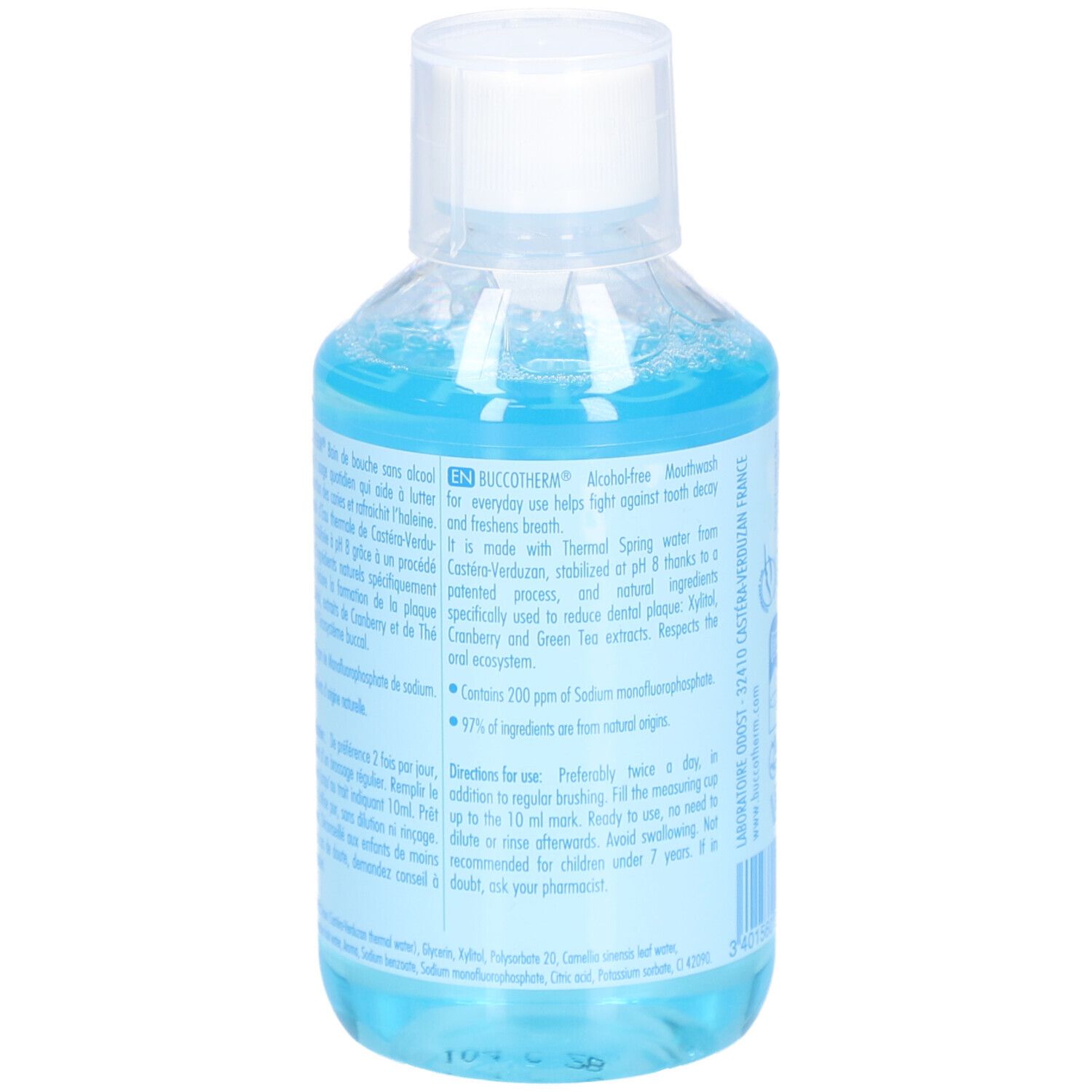 Buccotherm Thermalwasser-Mundwasser ohne Alkohol