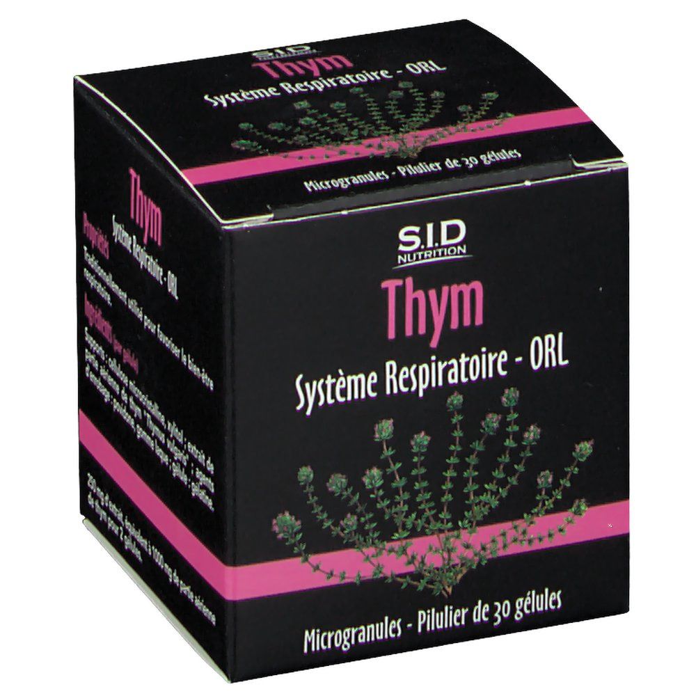 SID NUTRITION Thymian Atemwegssystem - HNO
