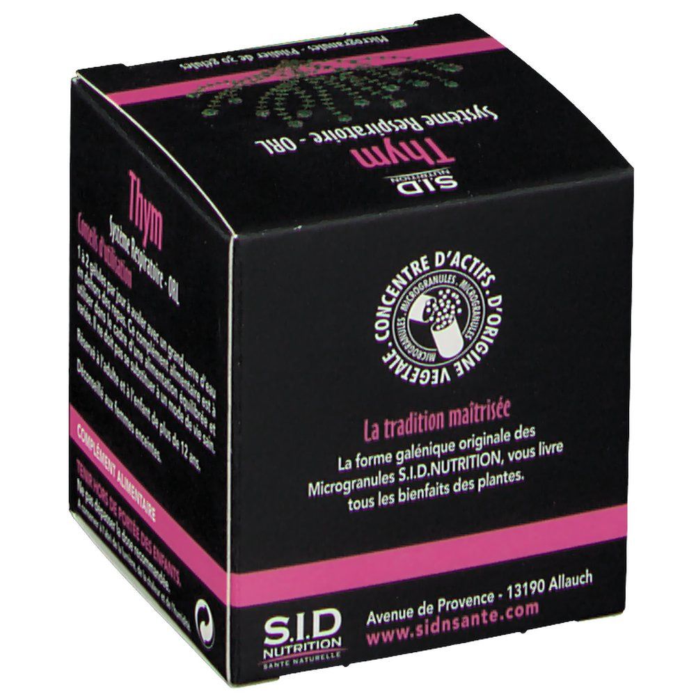 SID NUTRITION Thymian Atemwegssystem - HNO