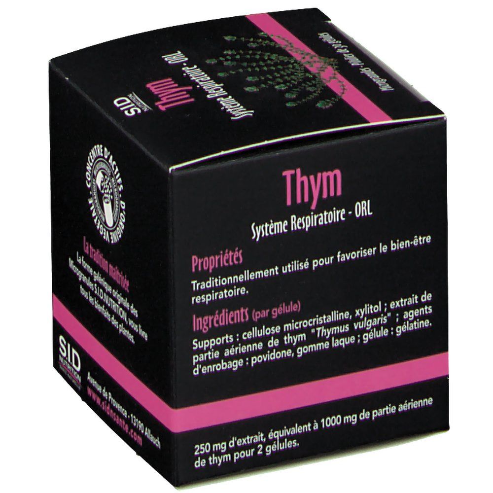 SID NUTRITION Thymian Atemwegssystem - HNO