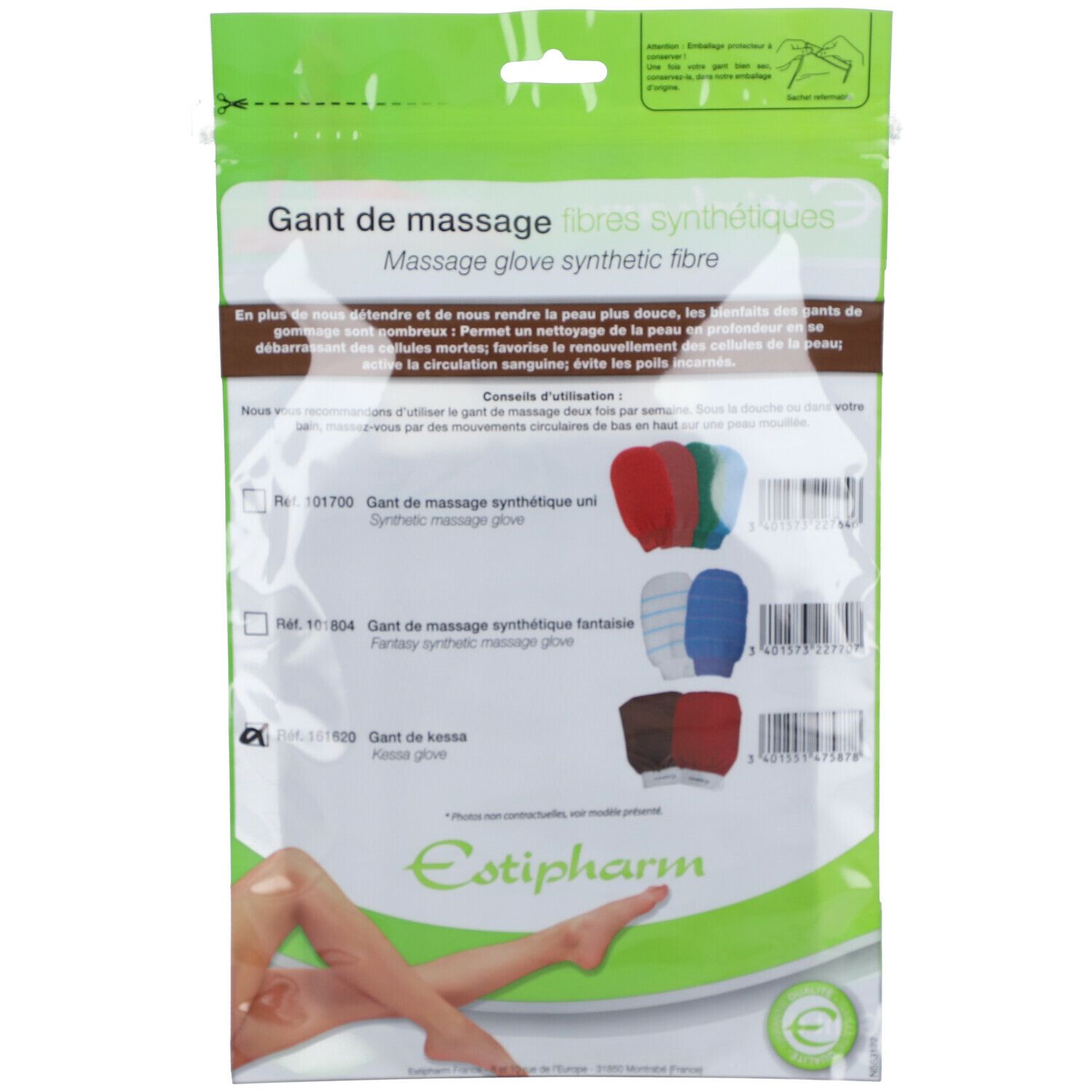 Estipharm Massage-Handschuh