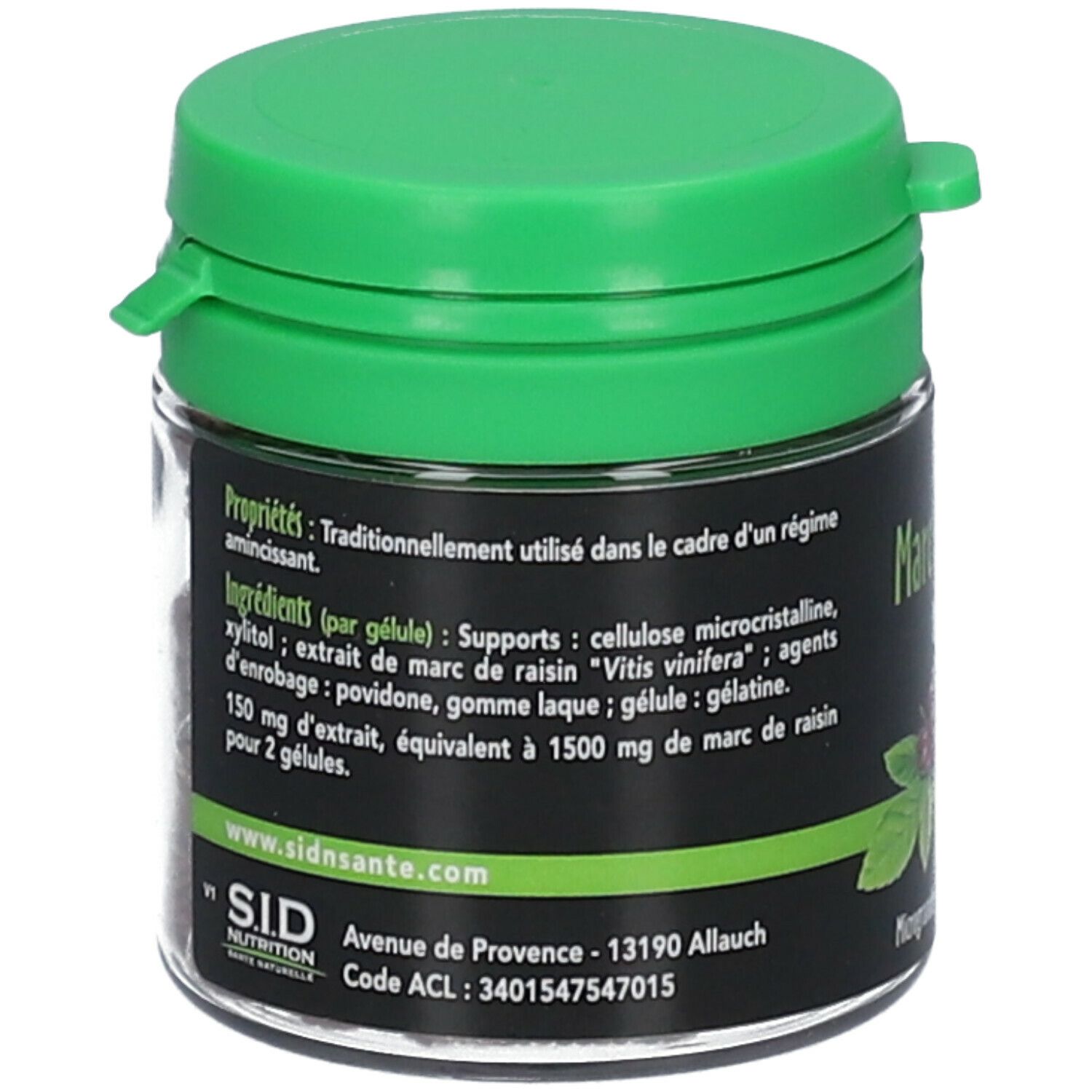 SID Nutrition Traubentrester