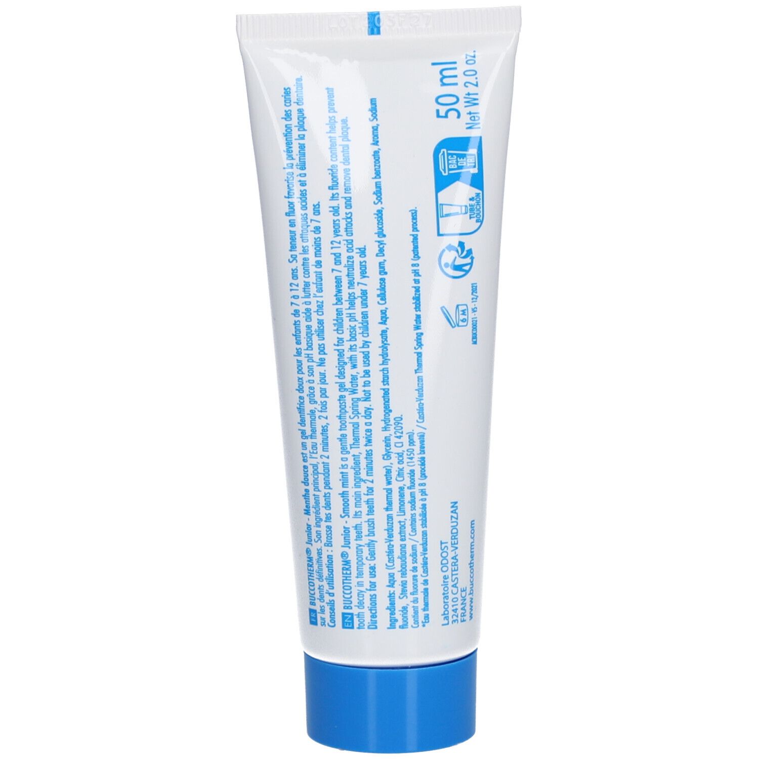 Buccotherm Junior Thermalwasser-Zahnpasta 7-12 Jahre