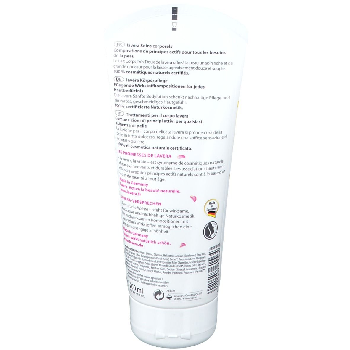 lavera® Bodylotion Bio-Mandelmilch & -Honig