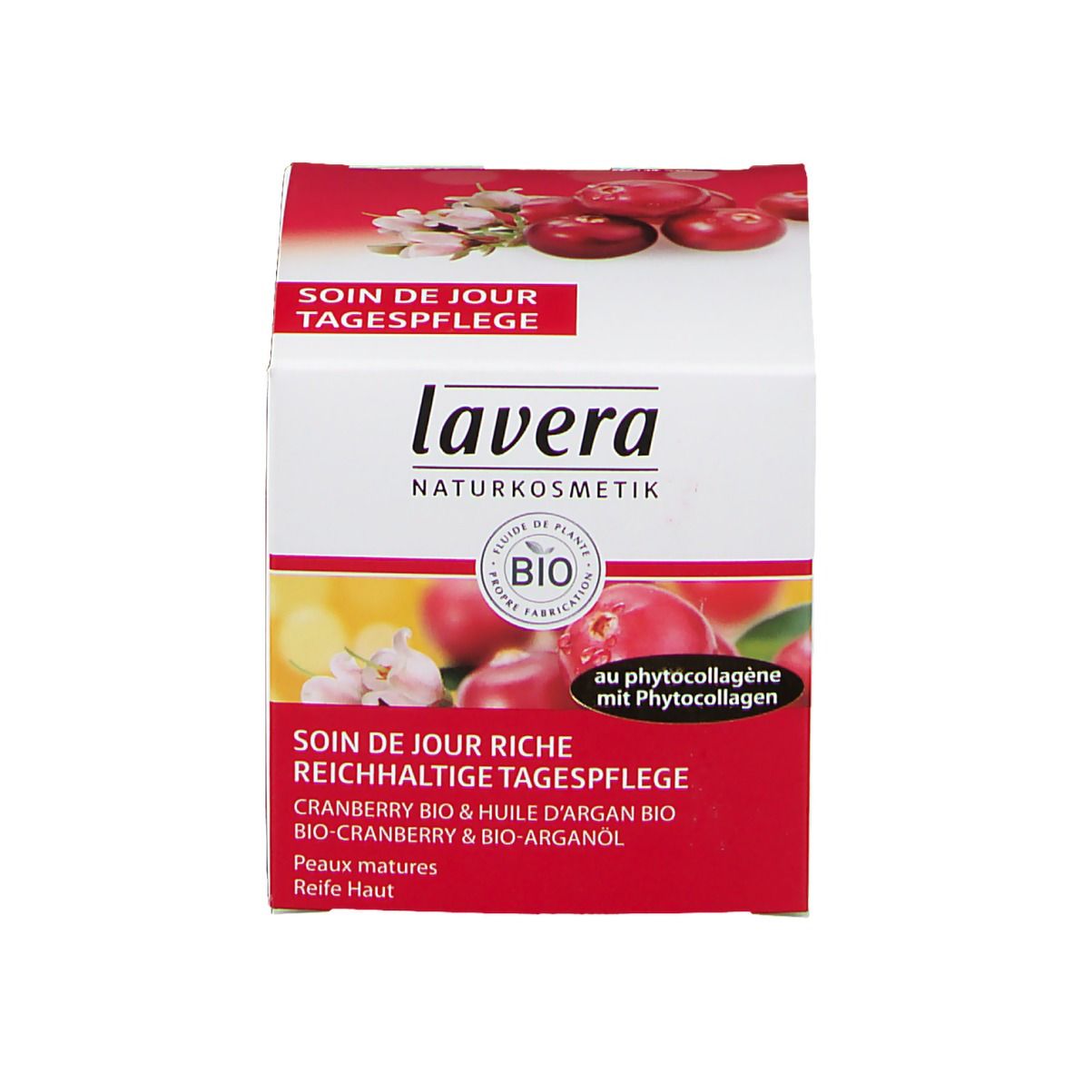 lavera Reichhaltige Tagespflege Bio-Cranberry & Bio-Arganöl