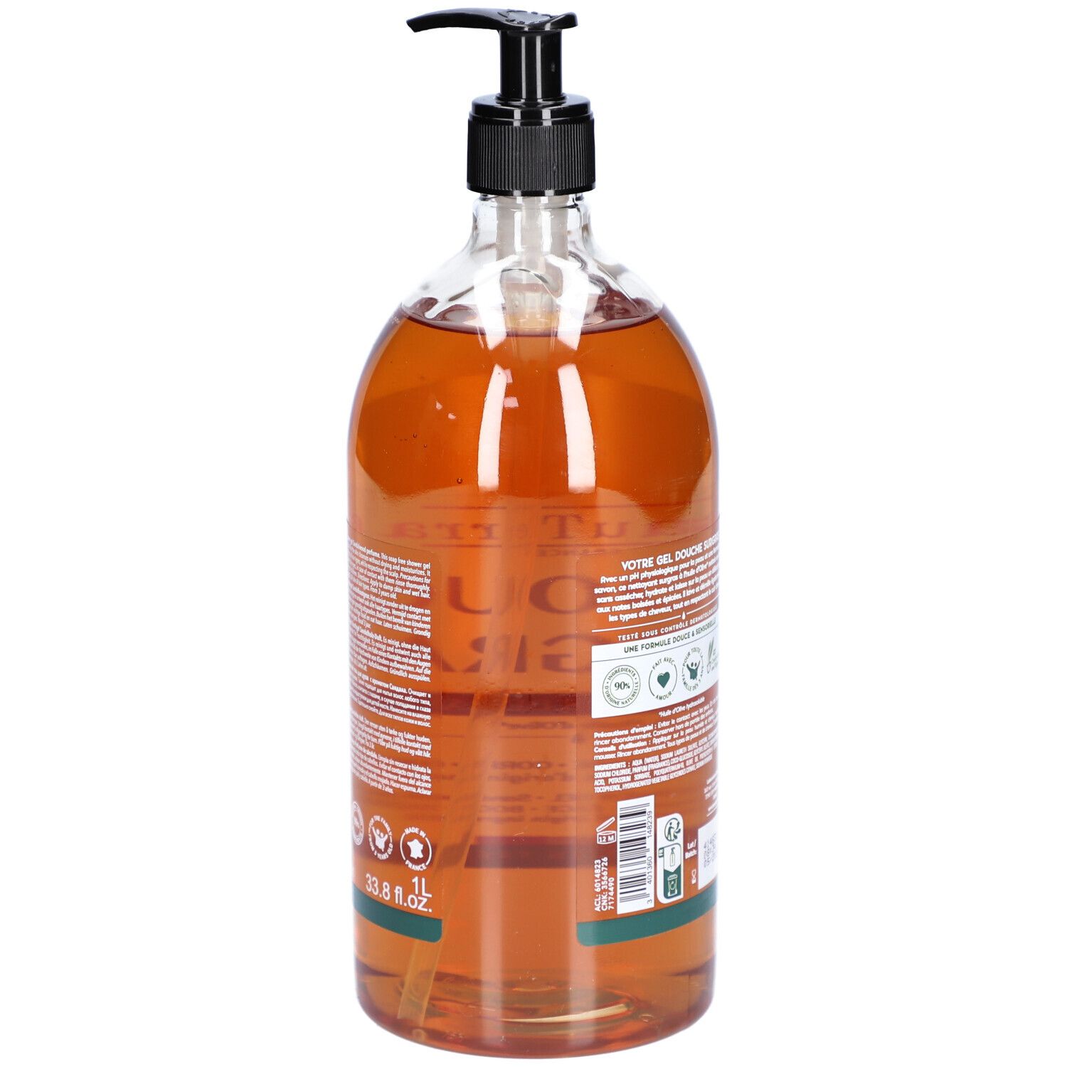 BeauTerra Gel Douche Surgras - Bois de Santal