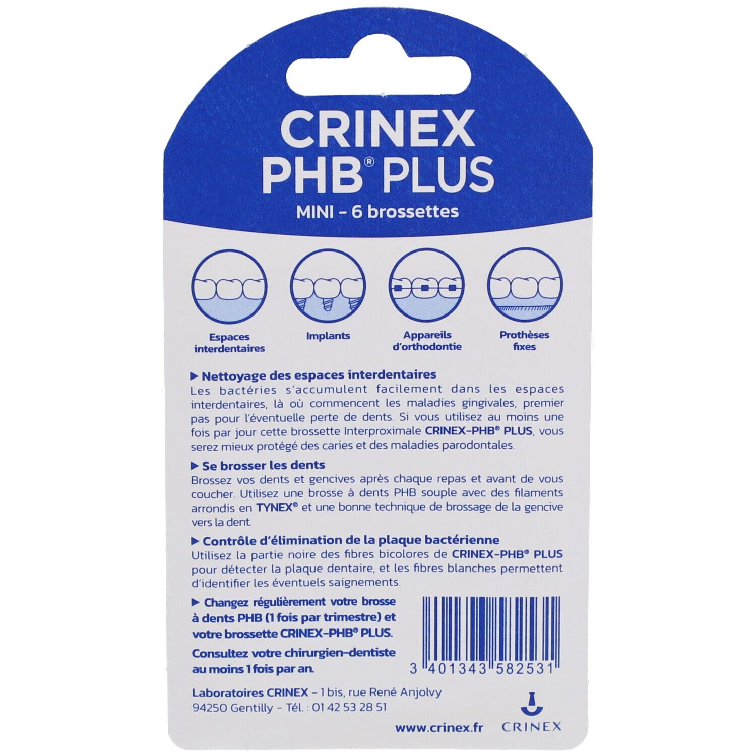 Crinex® PHB Plus Interdentalbürsten Mini