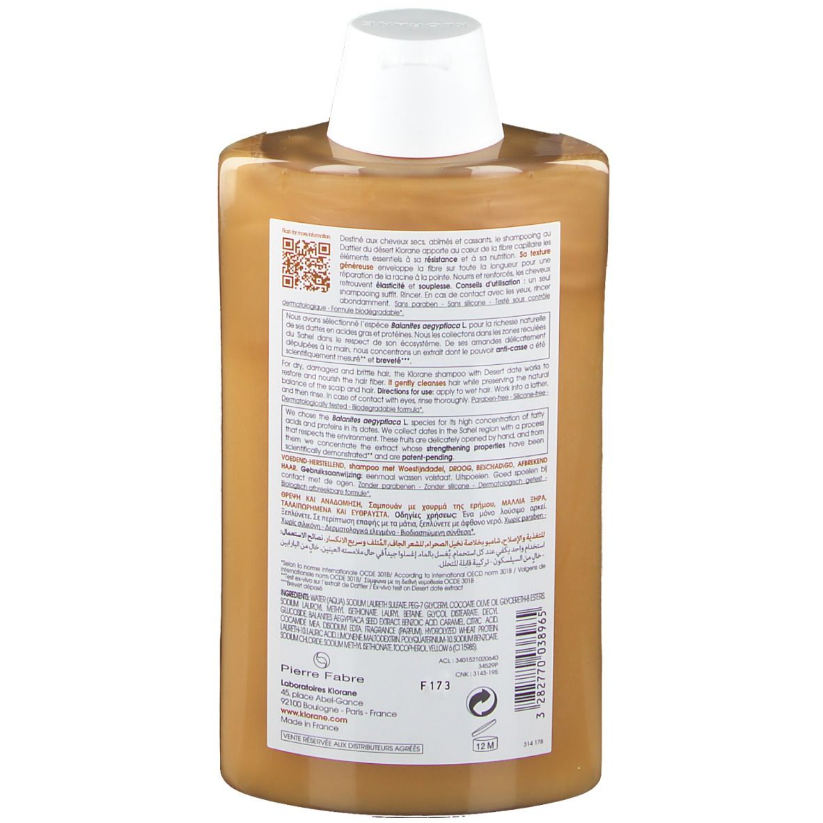 Klorane Wüstendattelshampoo