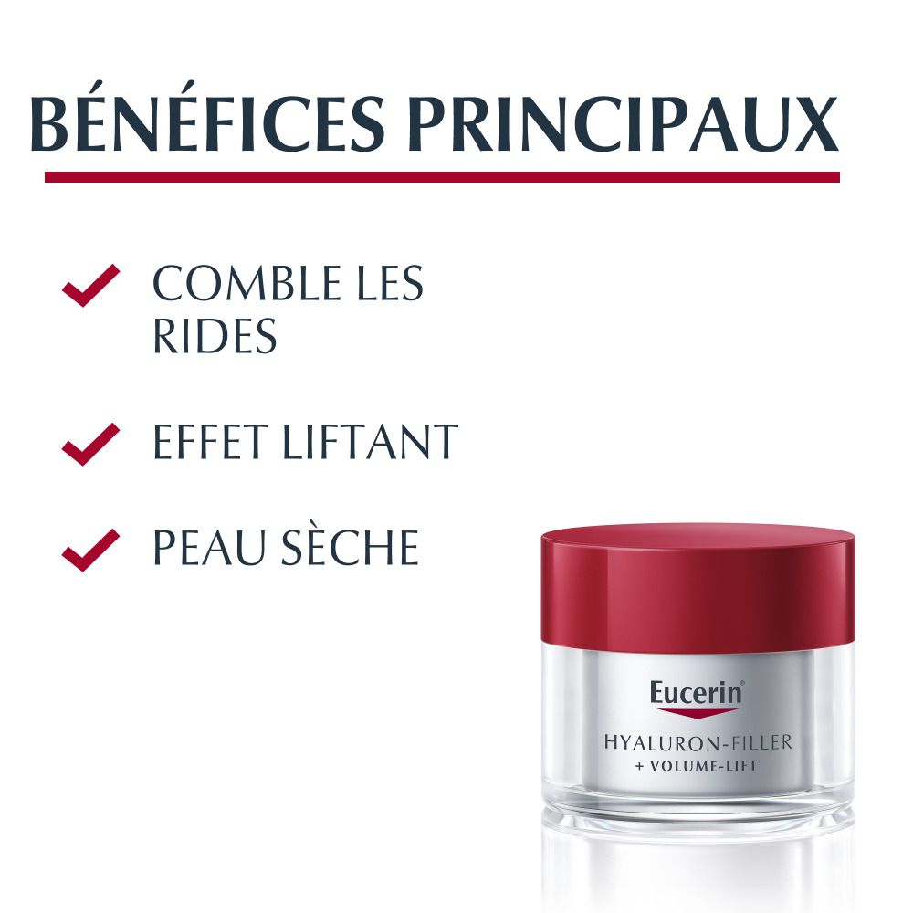 Eucerin® HYALURON-FILLER + VOLUME-LIFT Tagespflege für trockene Haut