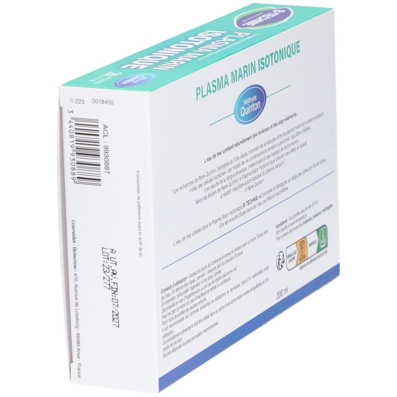 BIO-TECHNIK ISOTONISCHES MEERESPLASMA