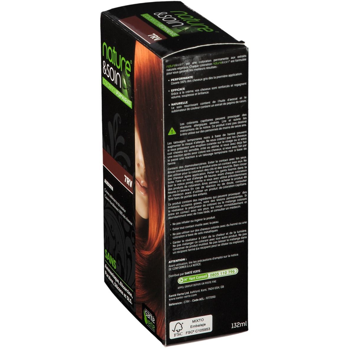 nature & soin® Haarfabe Auburn 7RV