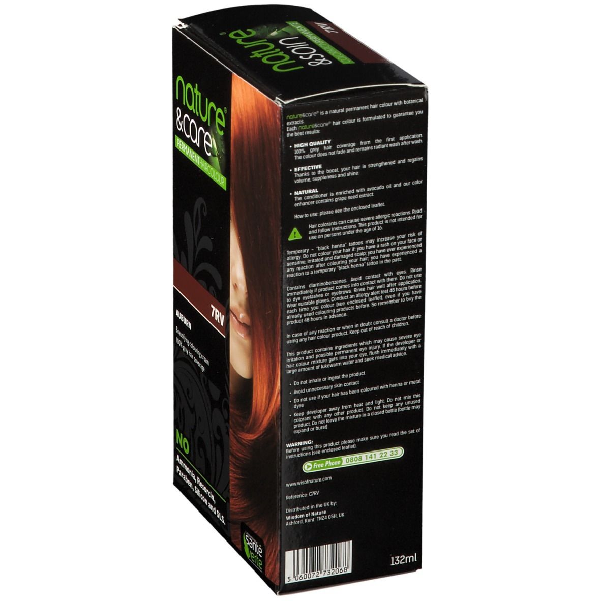 nature & soin® Haarfabe Auburn 7RV