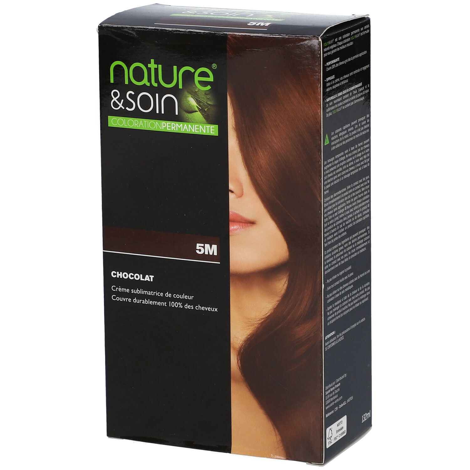 Nature & Soin® permanente Haarfarbe 5M Schokobraun